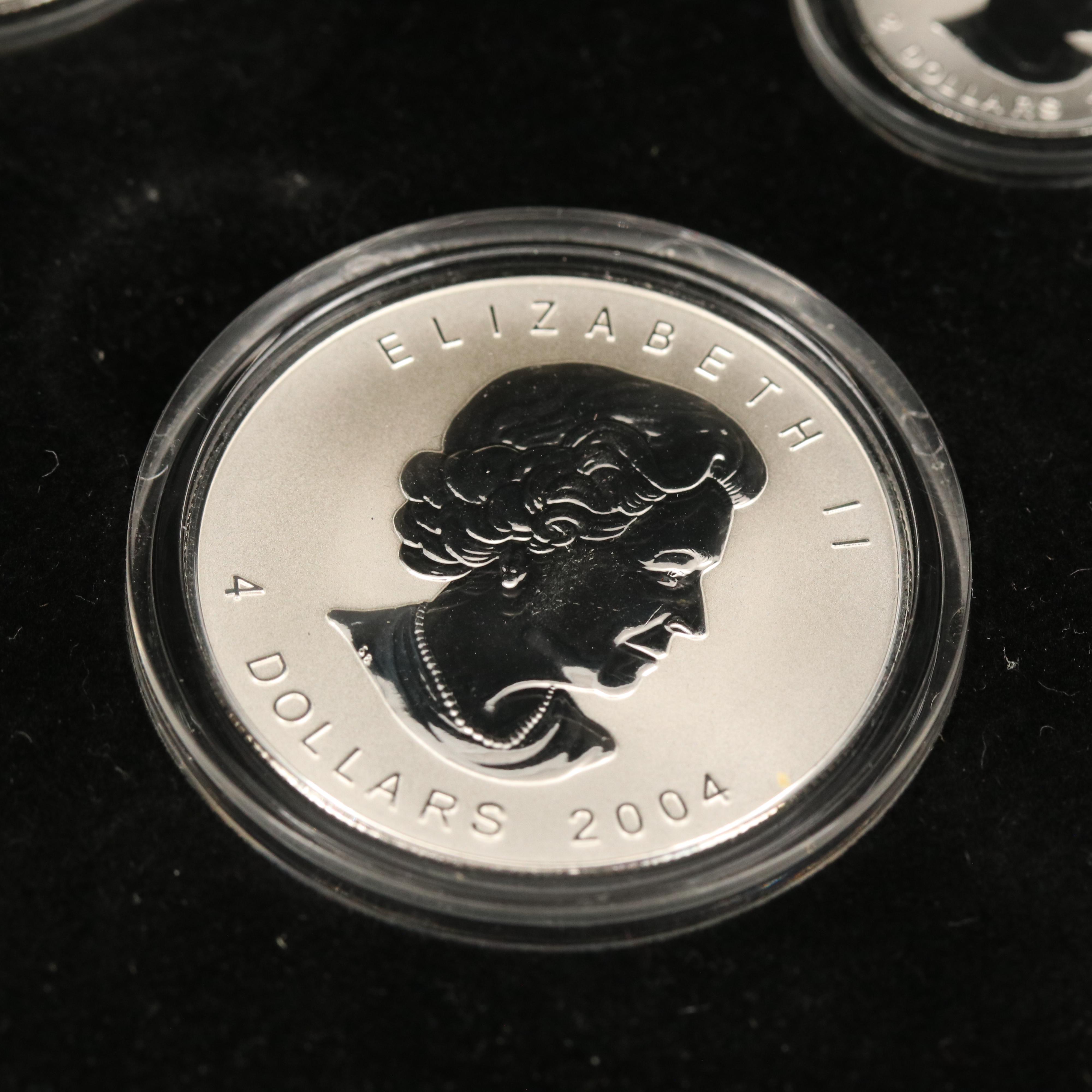 2004 Canada Maple Leaf Privy Mark 5 Piece Reverse Proof Set