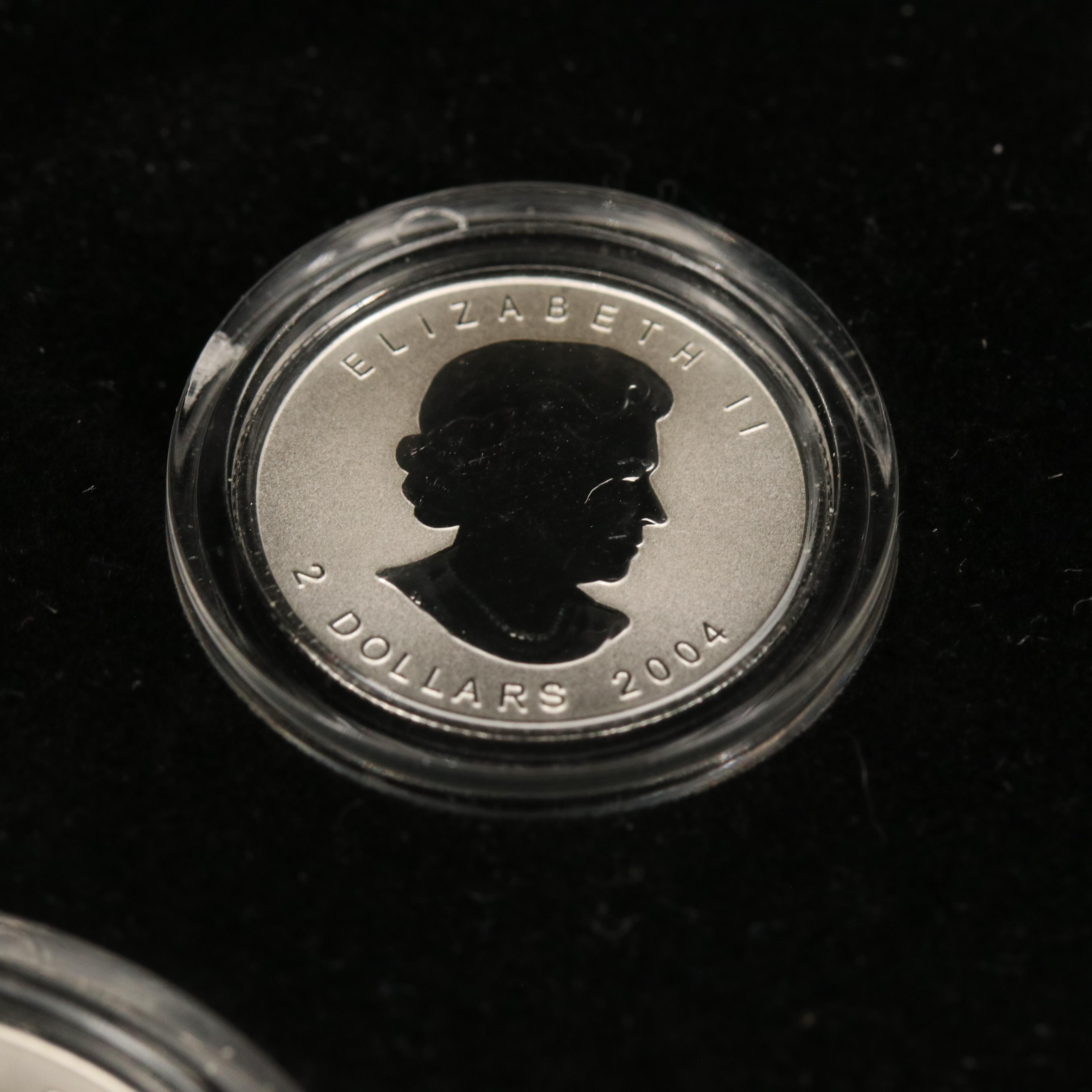 2004 Canada Maple Leaf Privy Mark 5 Piece Reverse Proof Set