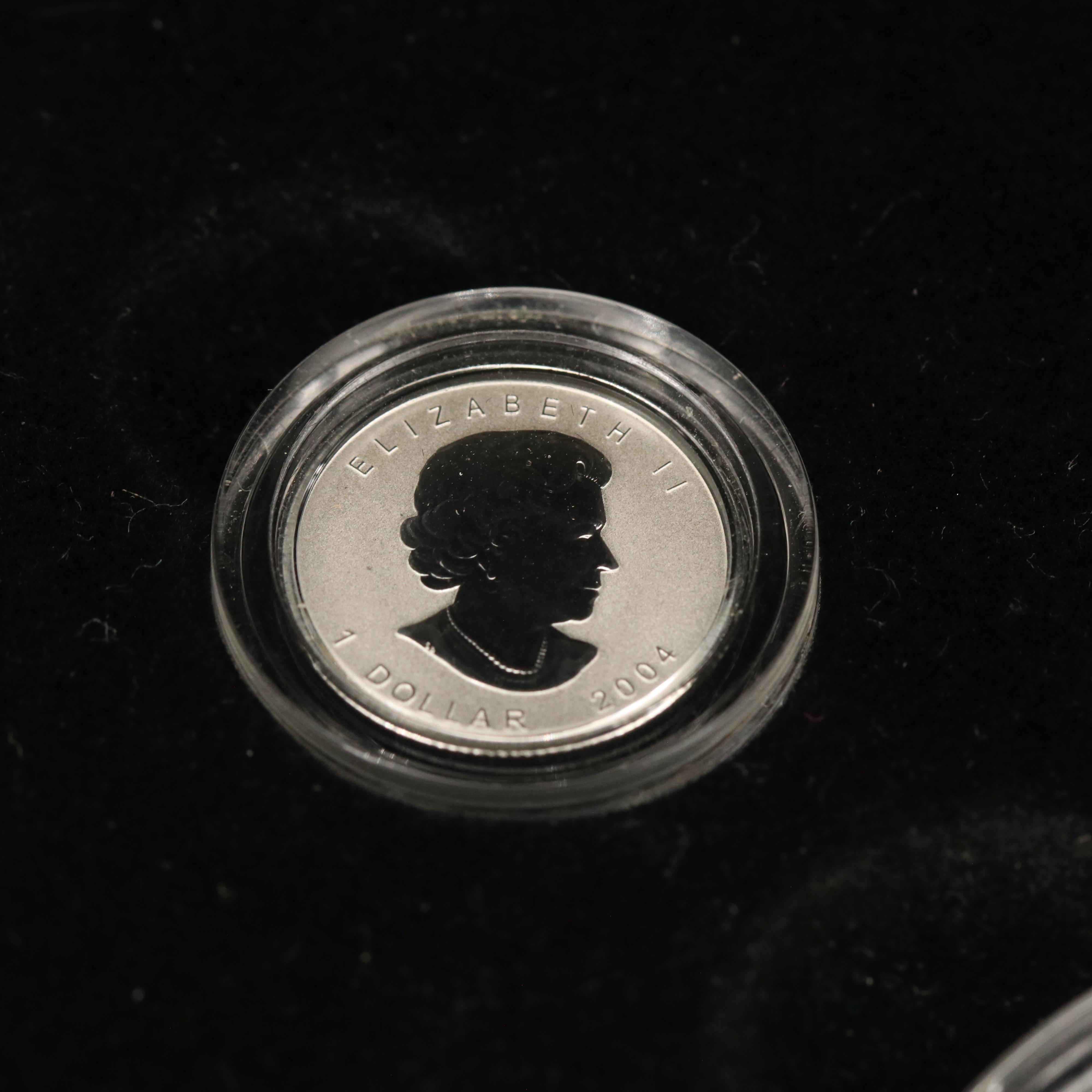 2004 Canada Maple Leaf Privy Mark 5 Piece Reverse Proof Set