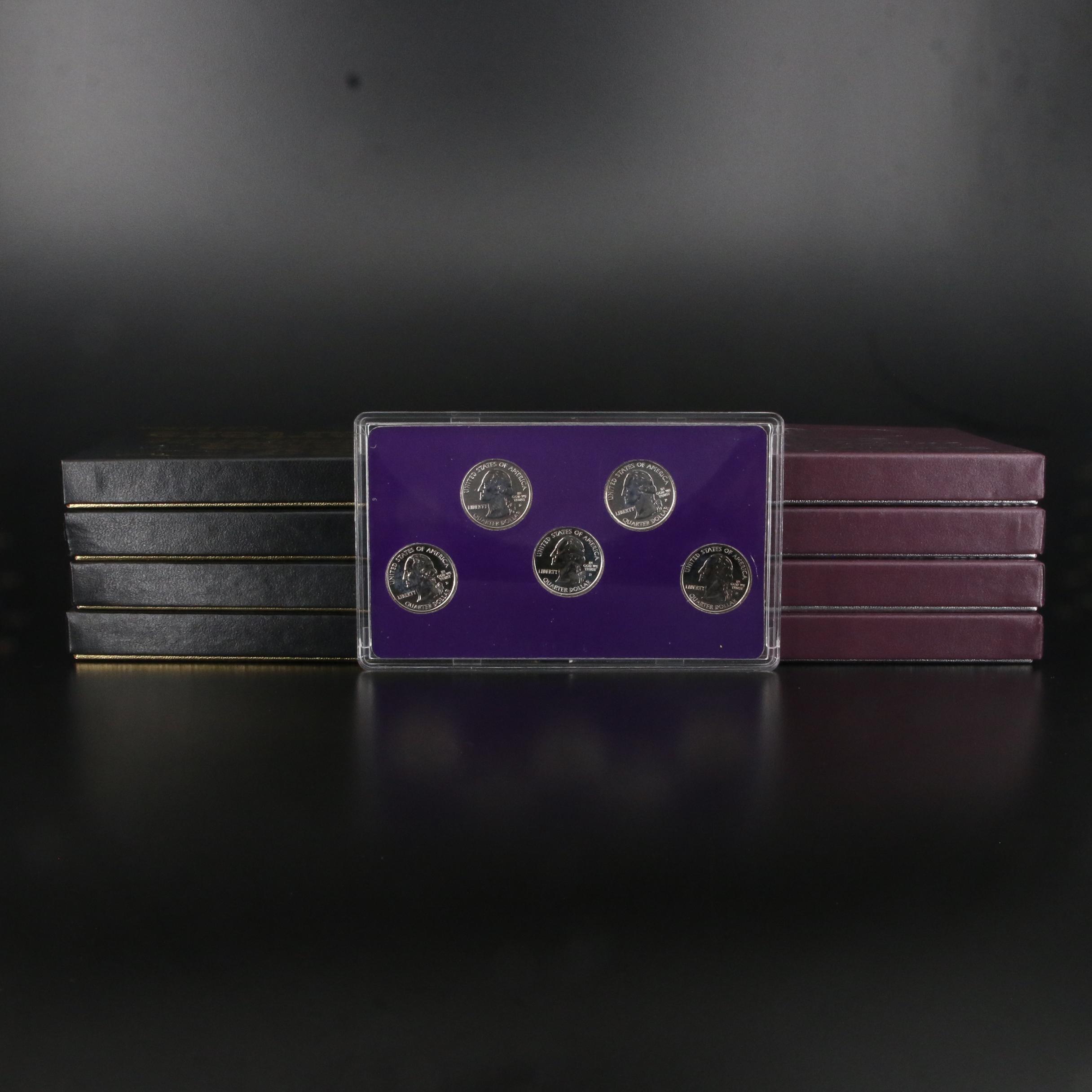 Eight Special Edition State Quarter Sets 2000-2003