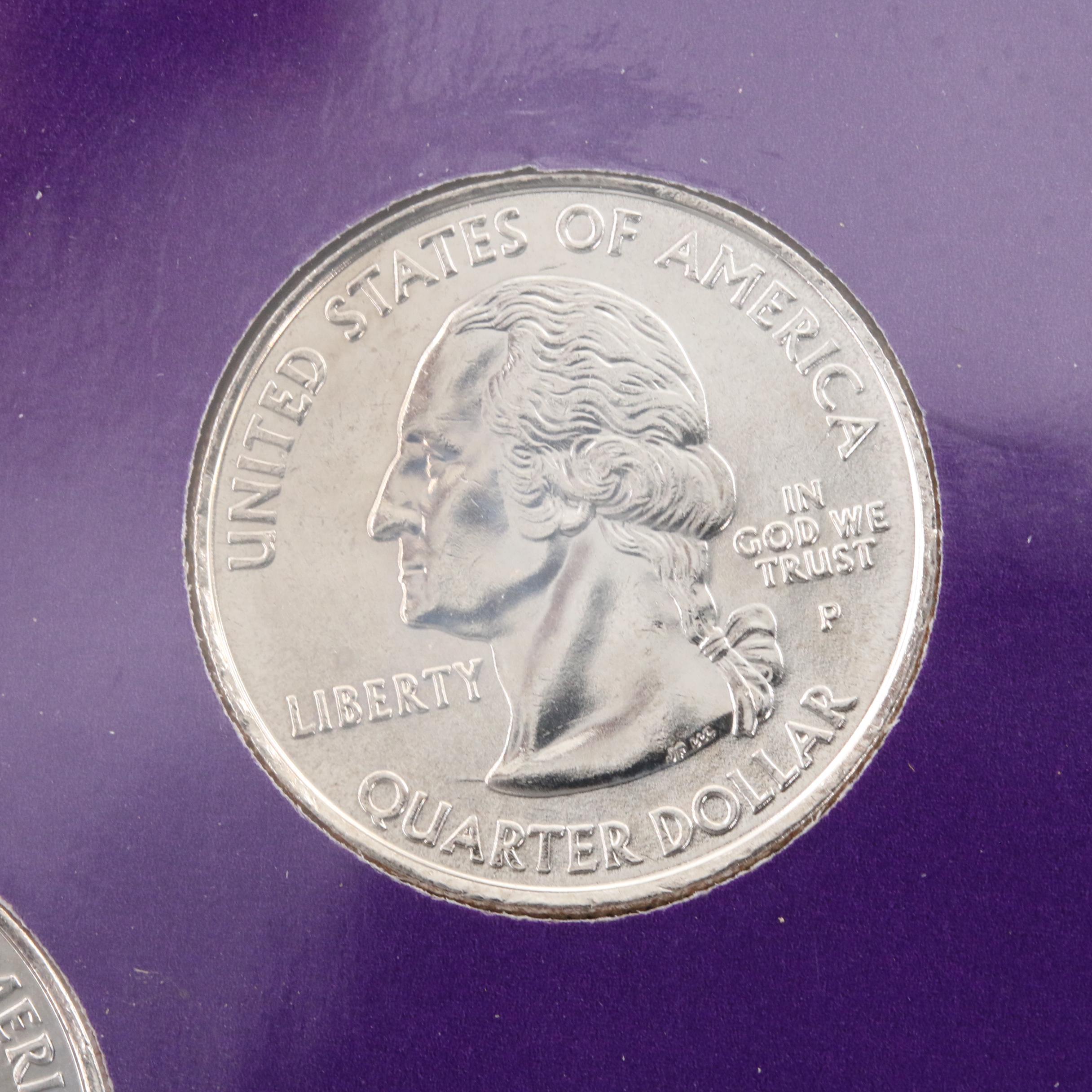 Eight Special Edition State Quarter Sets 2000-2003