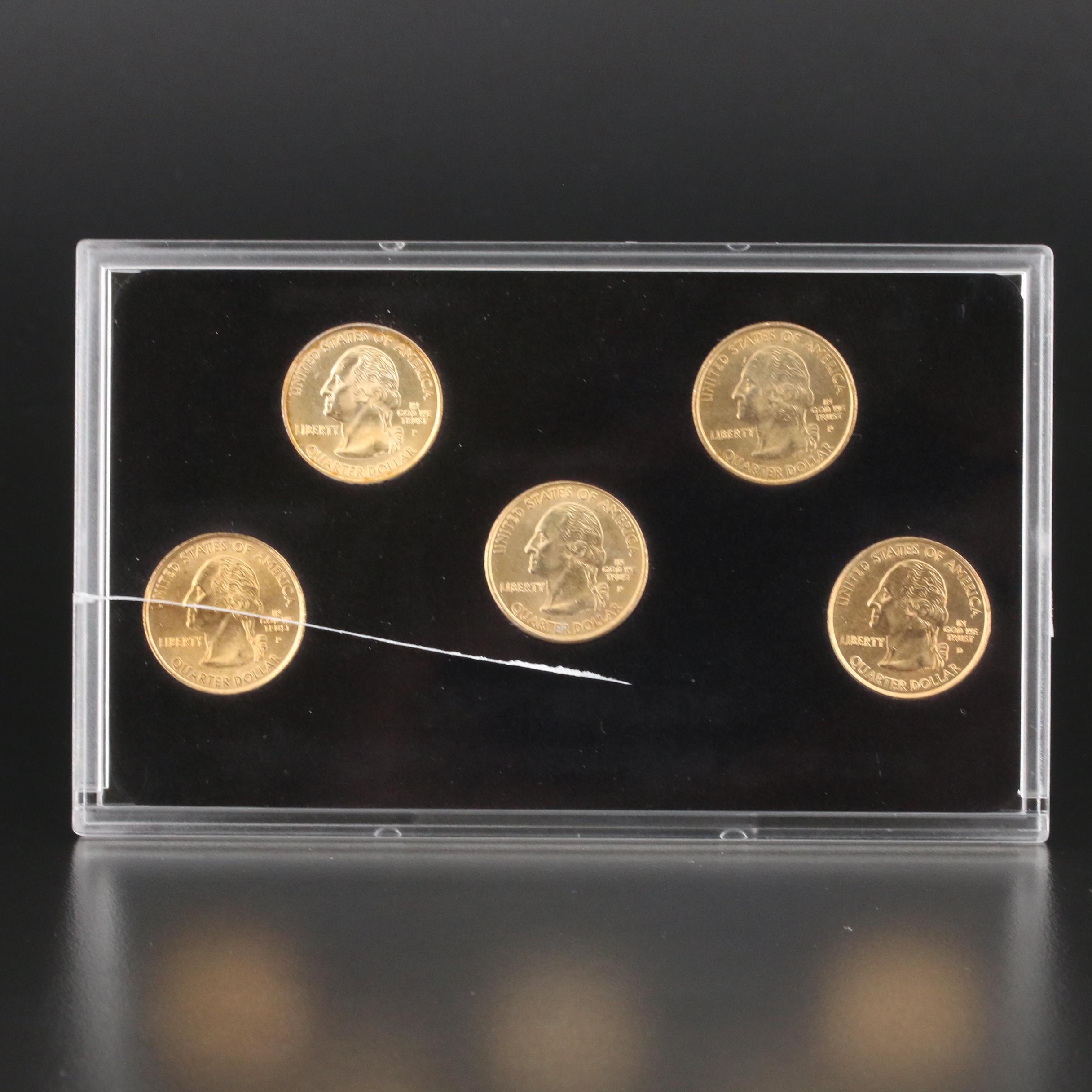 Eight Special Edition State Quarter Sets 2000-2003