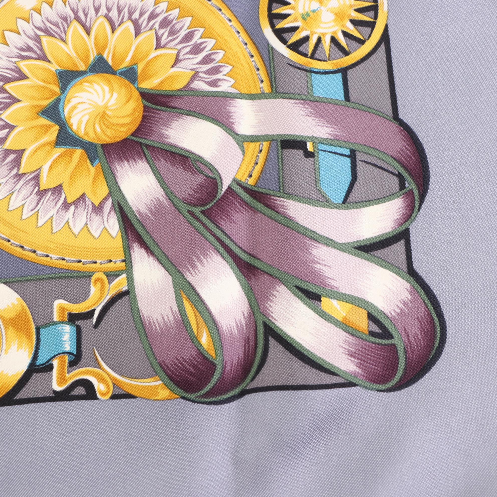 Hermès "Chevaux de Trait" Silk Twill Scarf