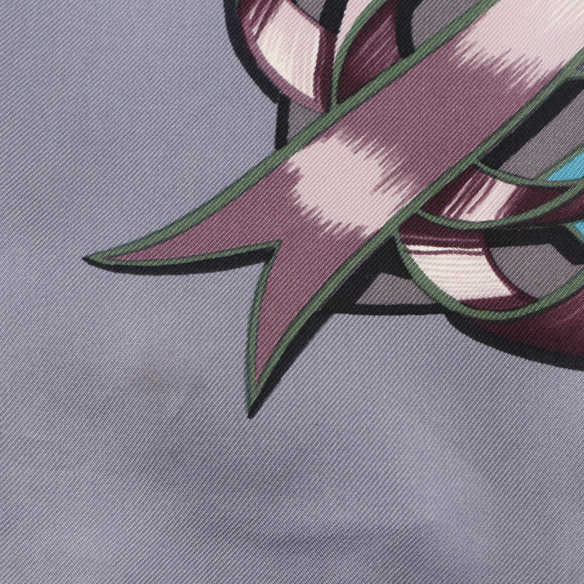 Hermès "Chevaux de Trait" Silk Twill Scarf