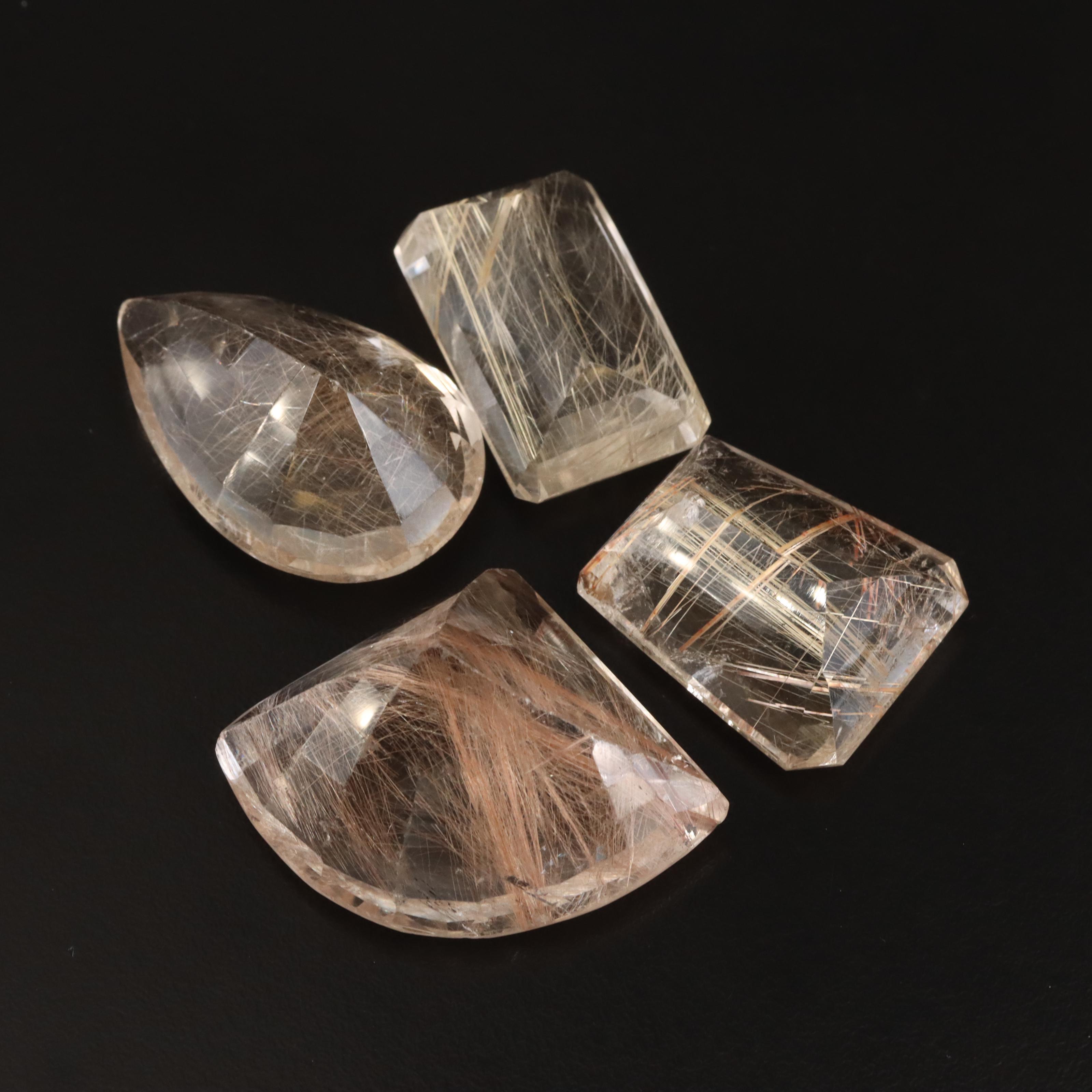 Loose 233.52 CTW Rutilated Quartz Selection