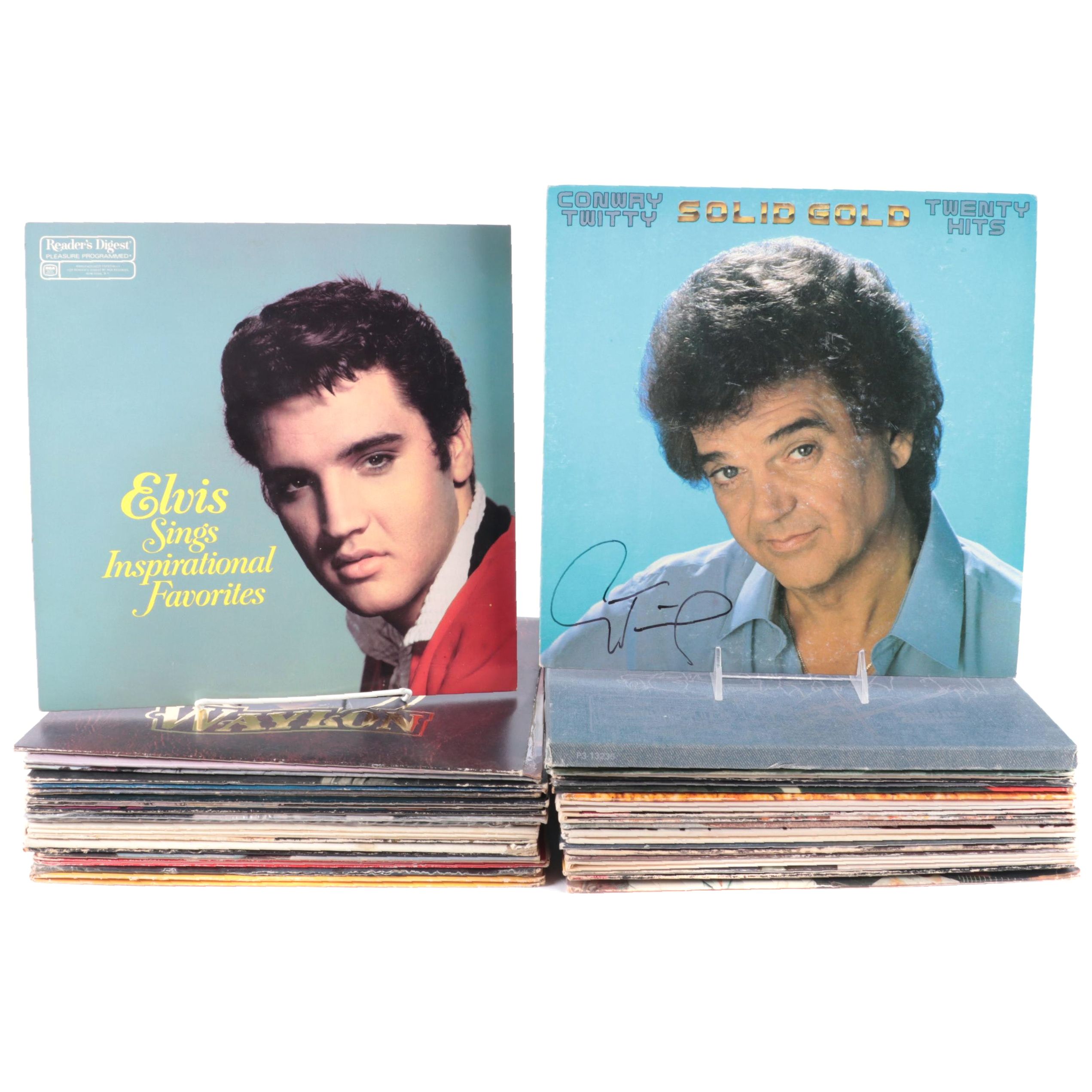 Waylon Jennings, Willie Nelson, Hank Williams Jr., Elvis, More Country Records