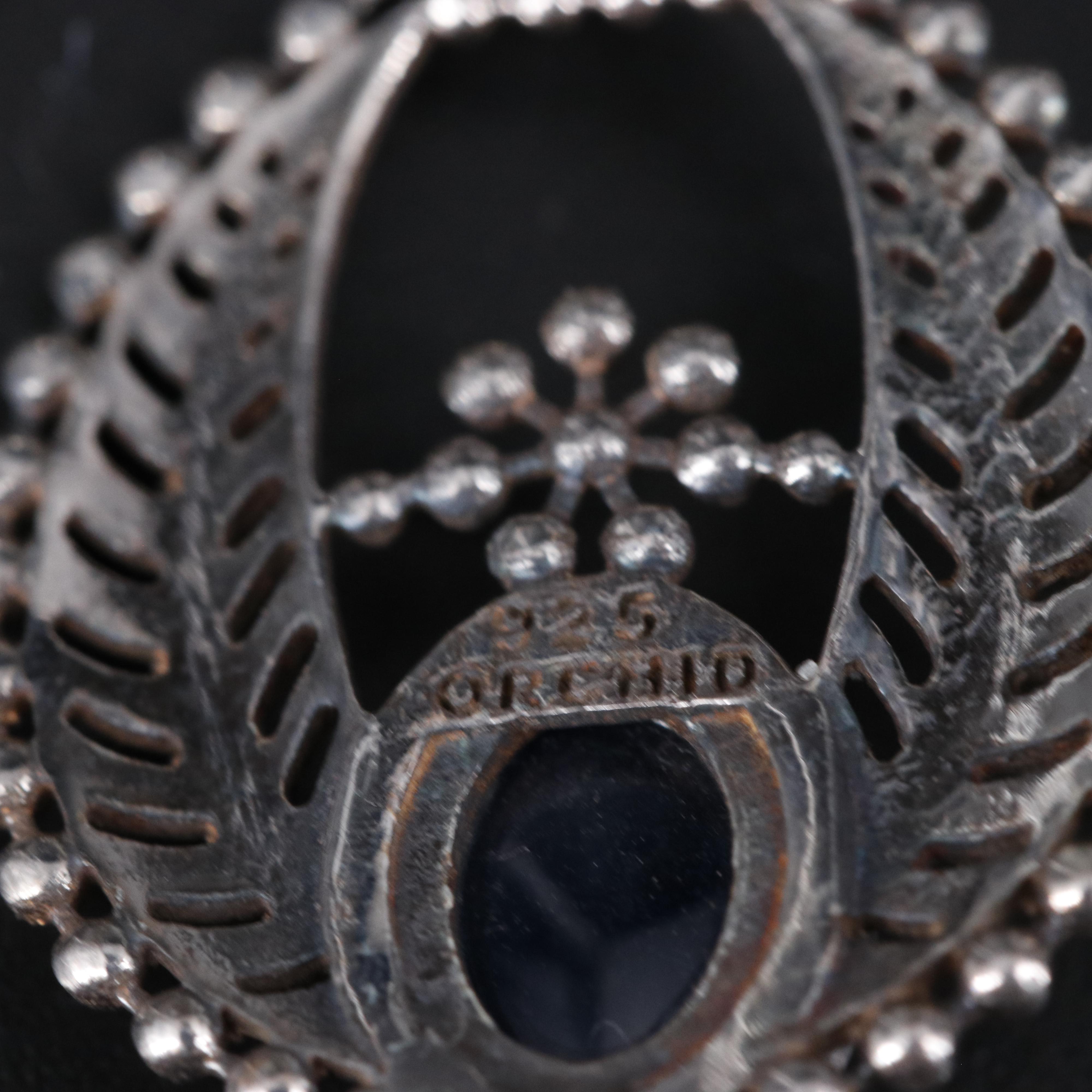 Sterling Silver Sapphire Earrings