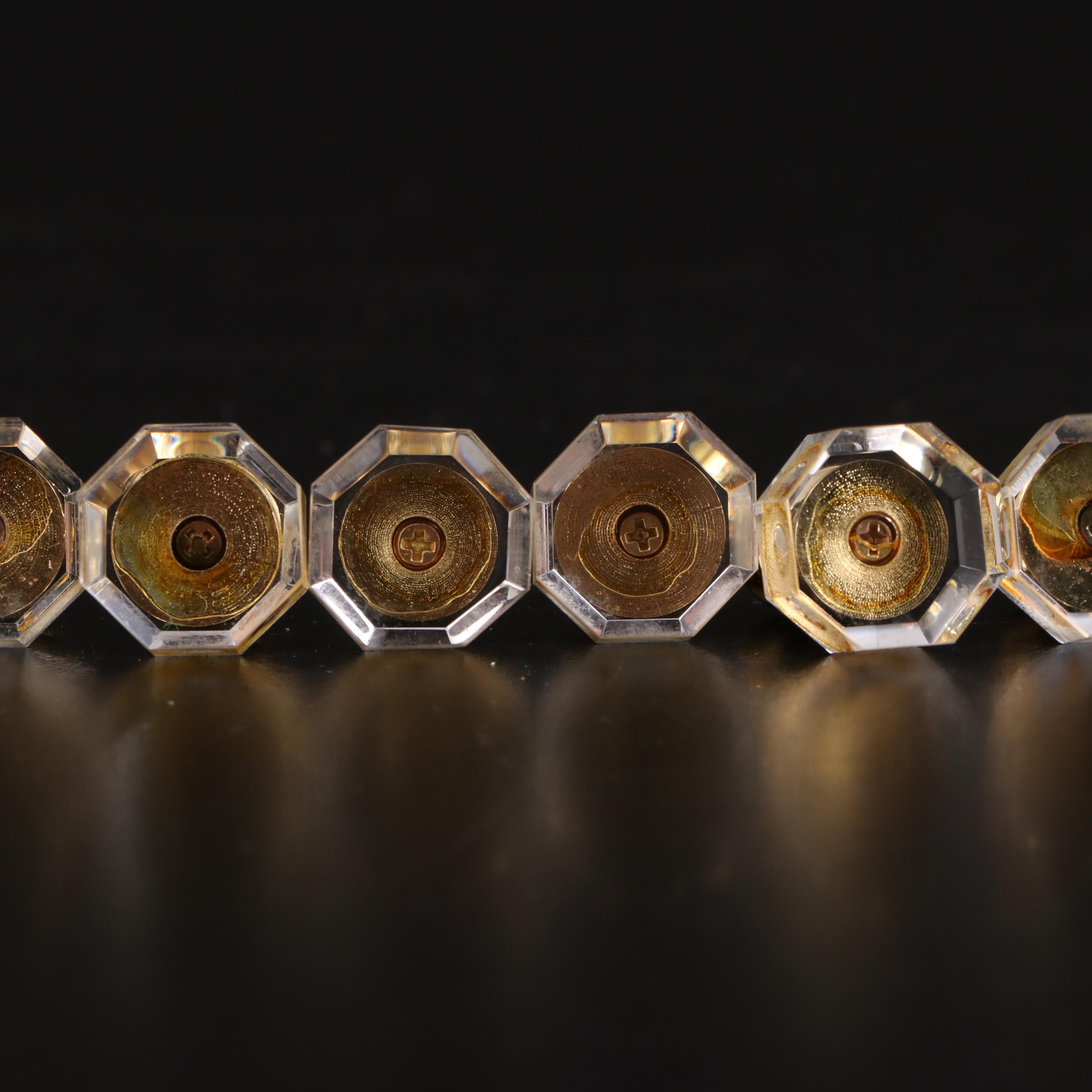 24K Gold Plate, Silver Plate and Crystal Chess Set Crystal Chess Board