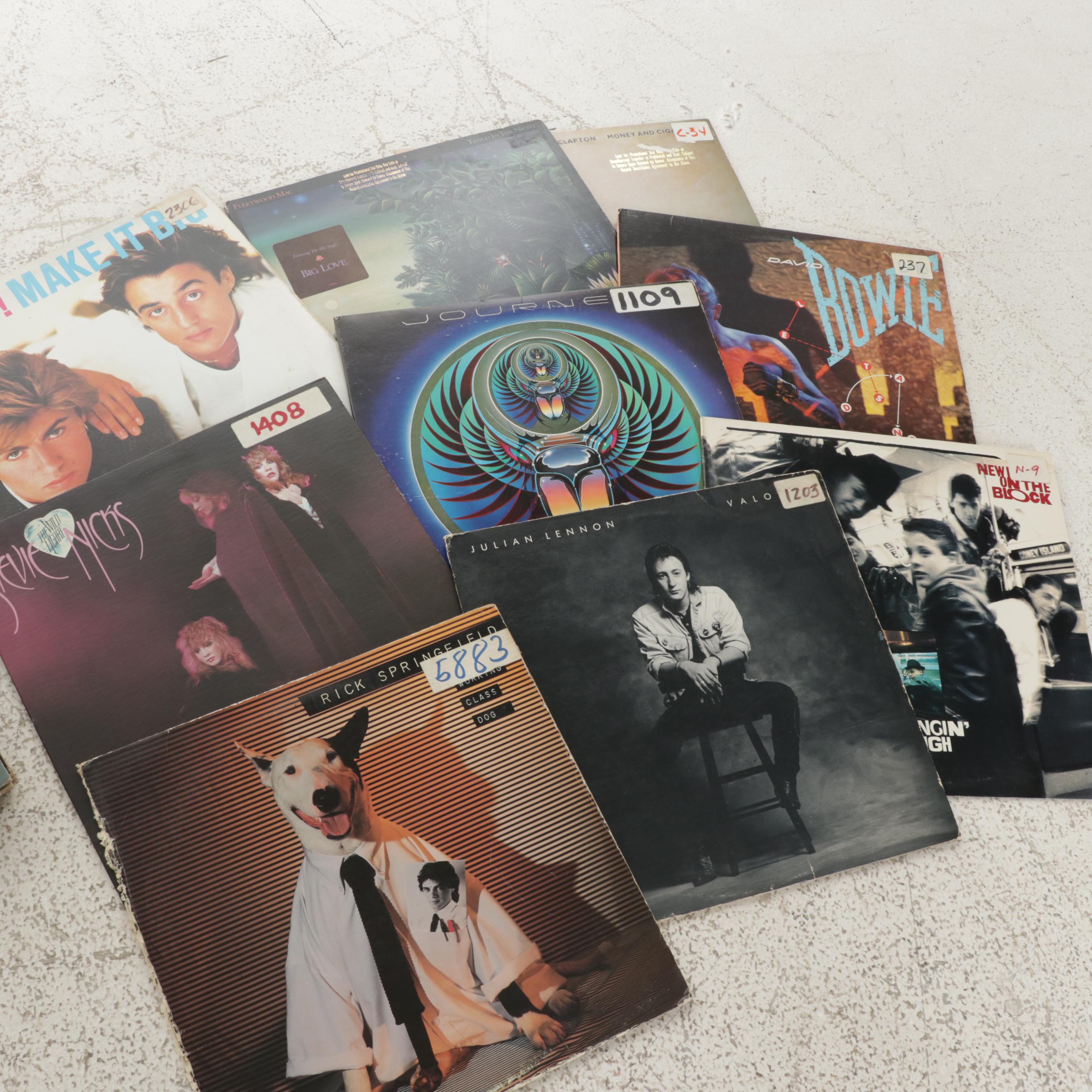 Talking Heads, David Bowie, Stevie Nicks, Julian Lennon and More Vinyl Records