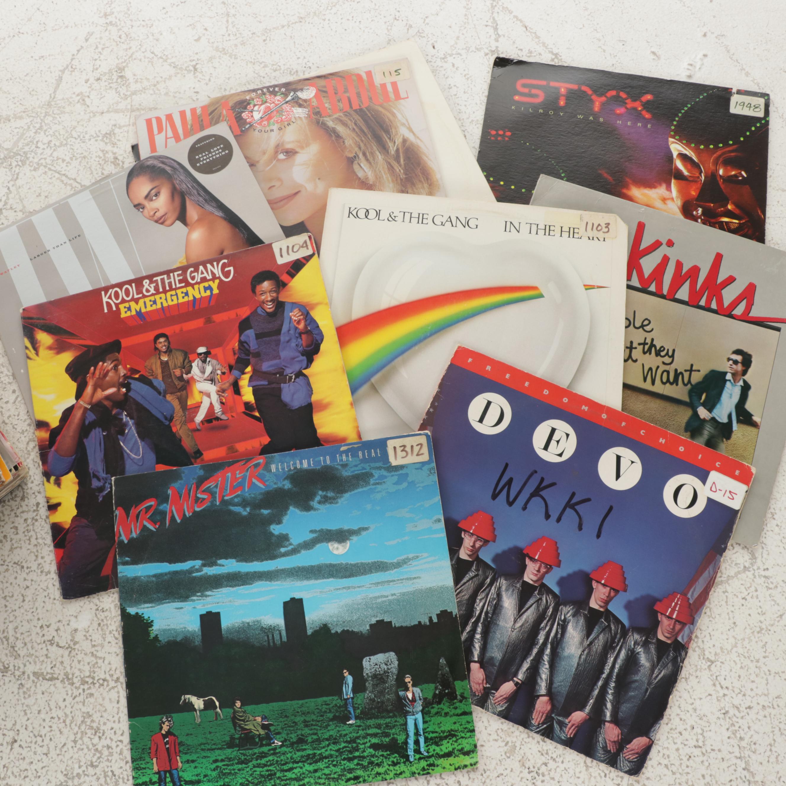 Talking Heads, David Bowie, Stevie Nicks, Julian Lennon and More Vinyl Records