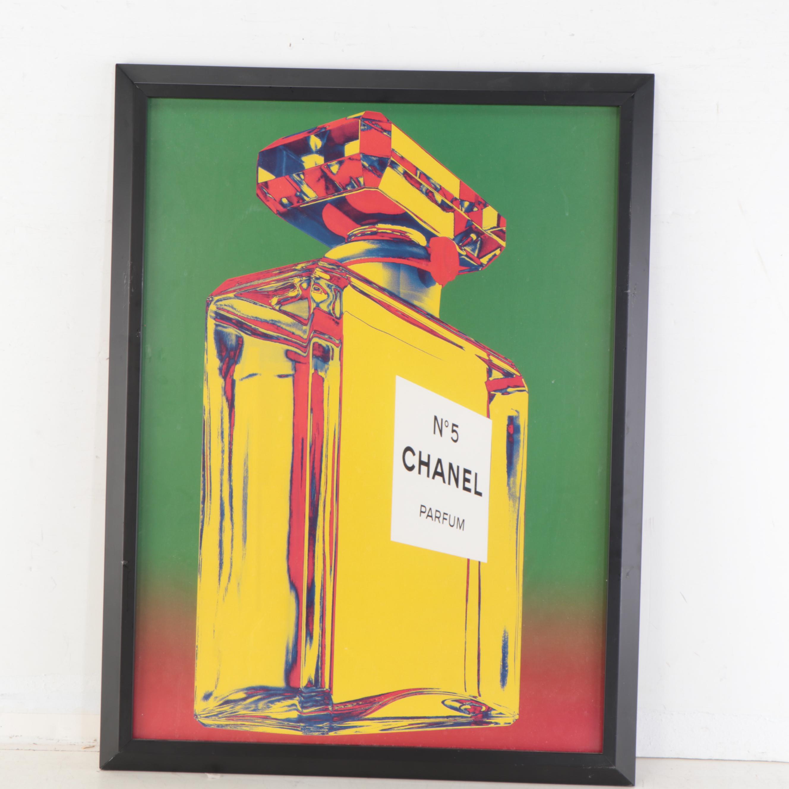 Pop Art Offset Lithographs "Chanel No. 5"