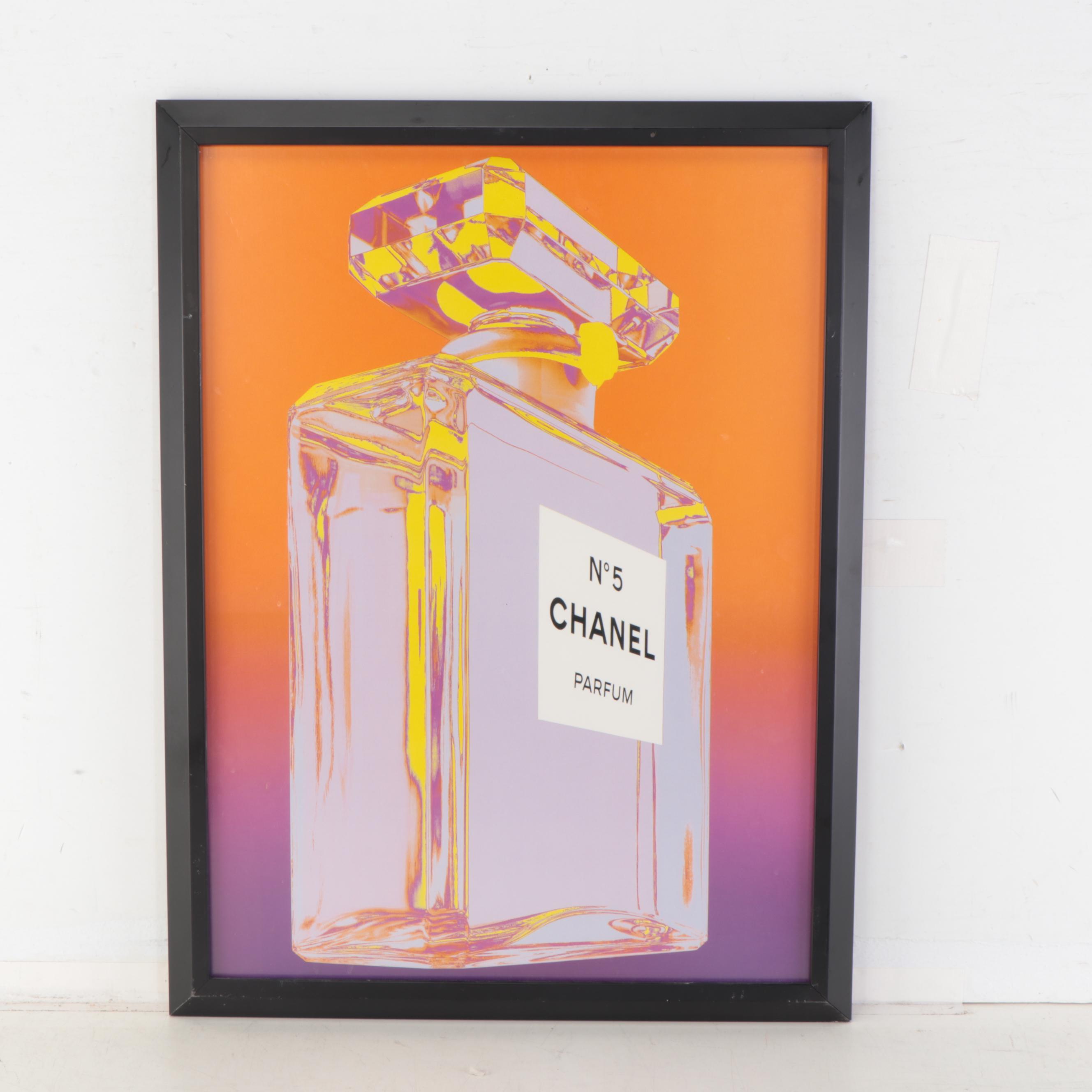Pop Art Offset Lithographs "Chanel No. 5"