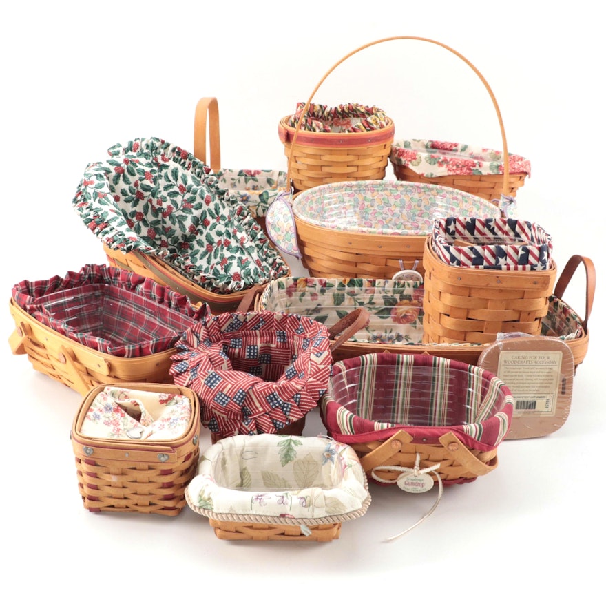 Longaberger Handwoven Baskets Featuring "2000 Century Celebration" and More