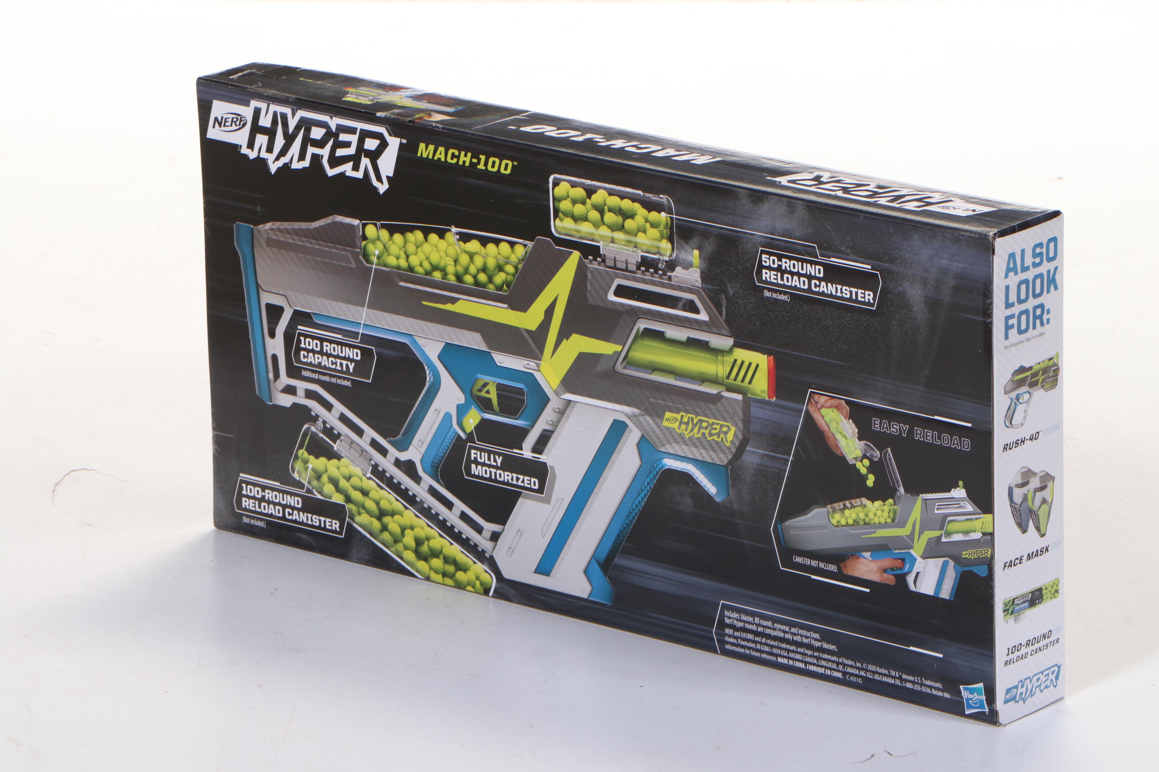 NERF Hyper Mach-100 Fully Motorized Blaster