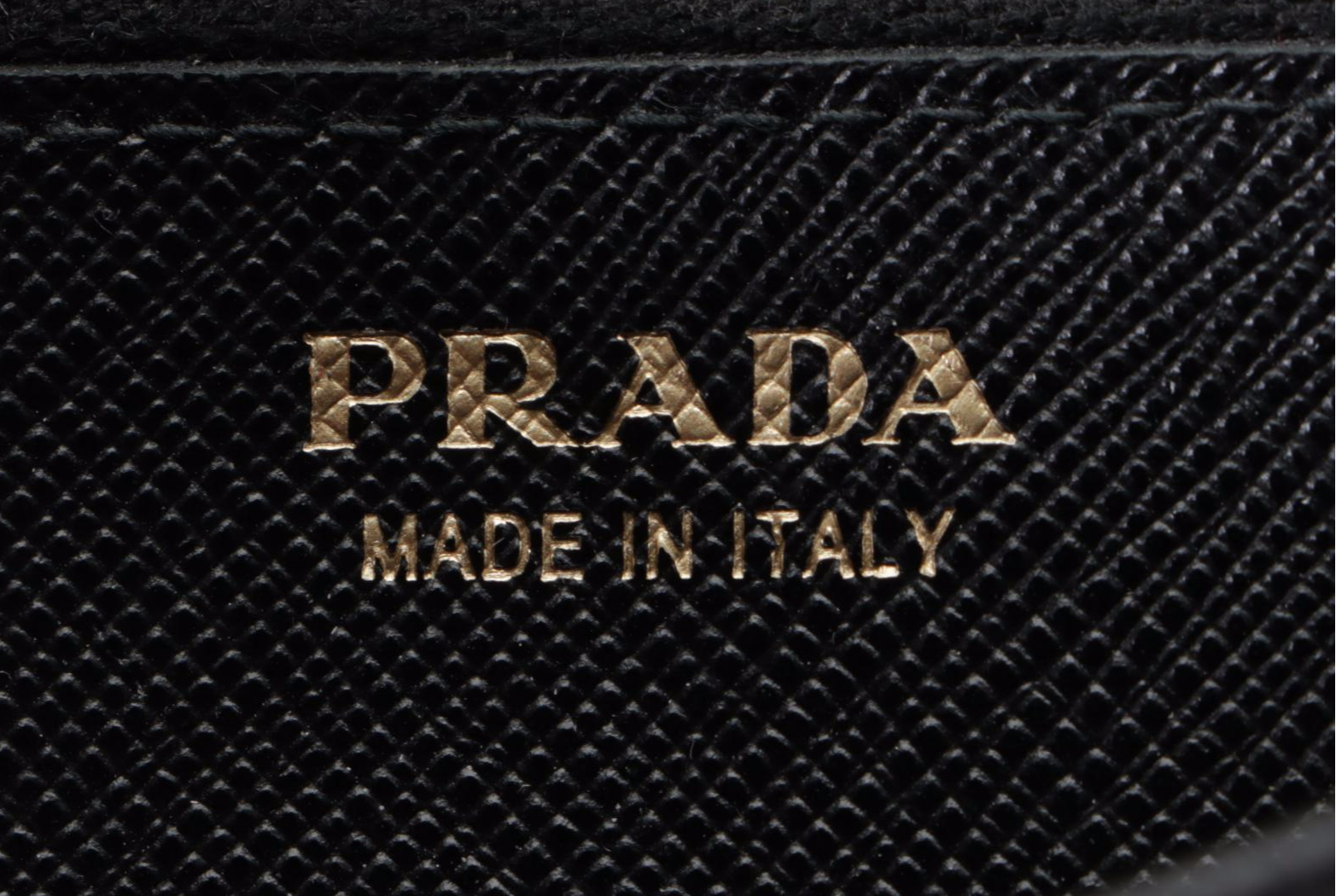 Prada Bow Continental Wallet in Black Saffiano Leather with Box