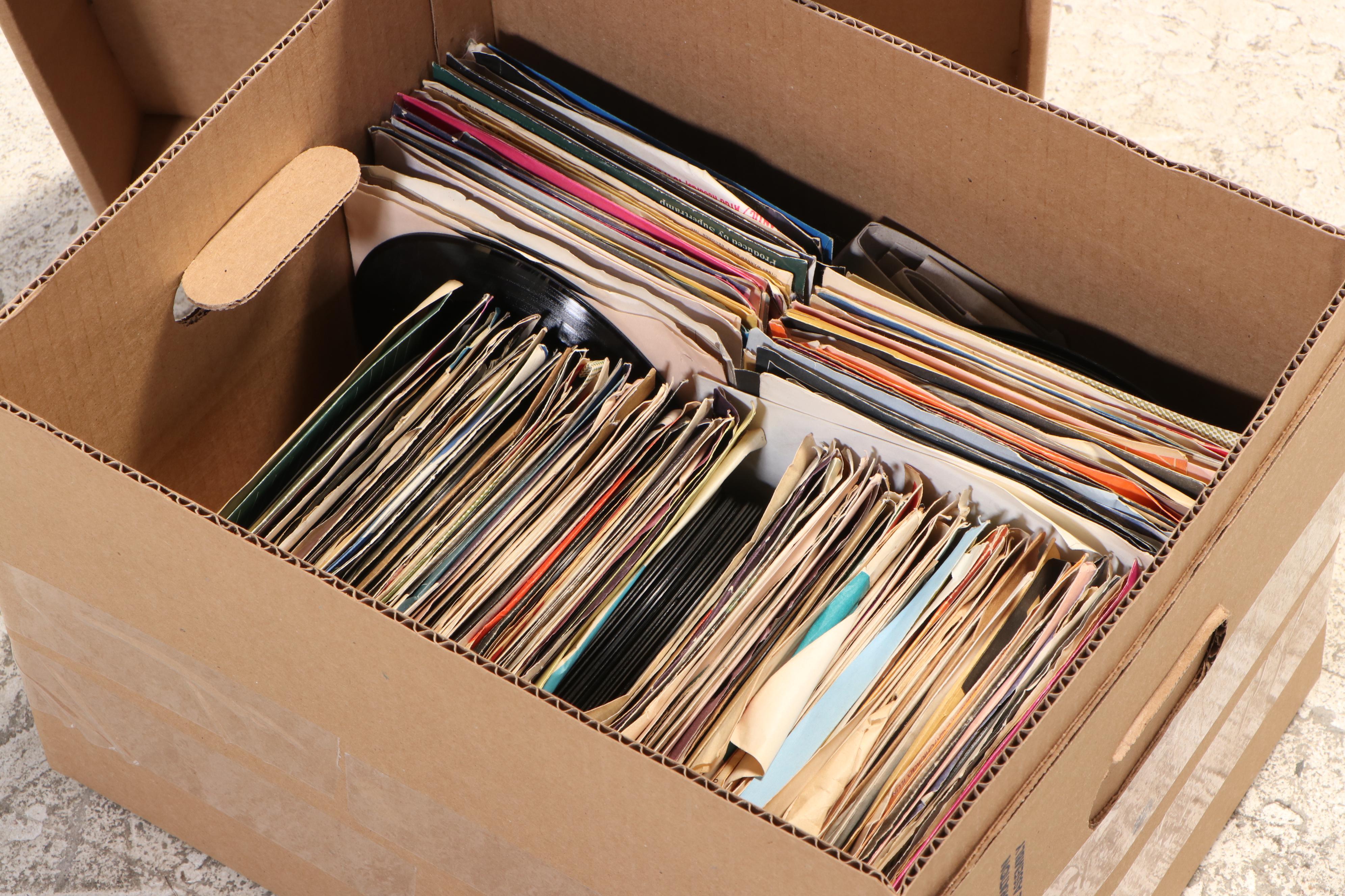 Seeburg Select-O-Matic 100C Deluxe High Fidelity Jukebox and Records, 1950s