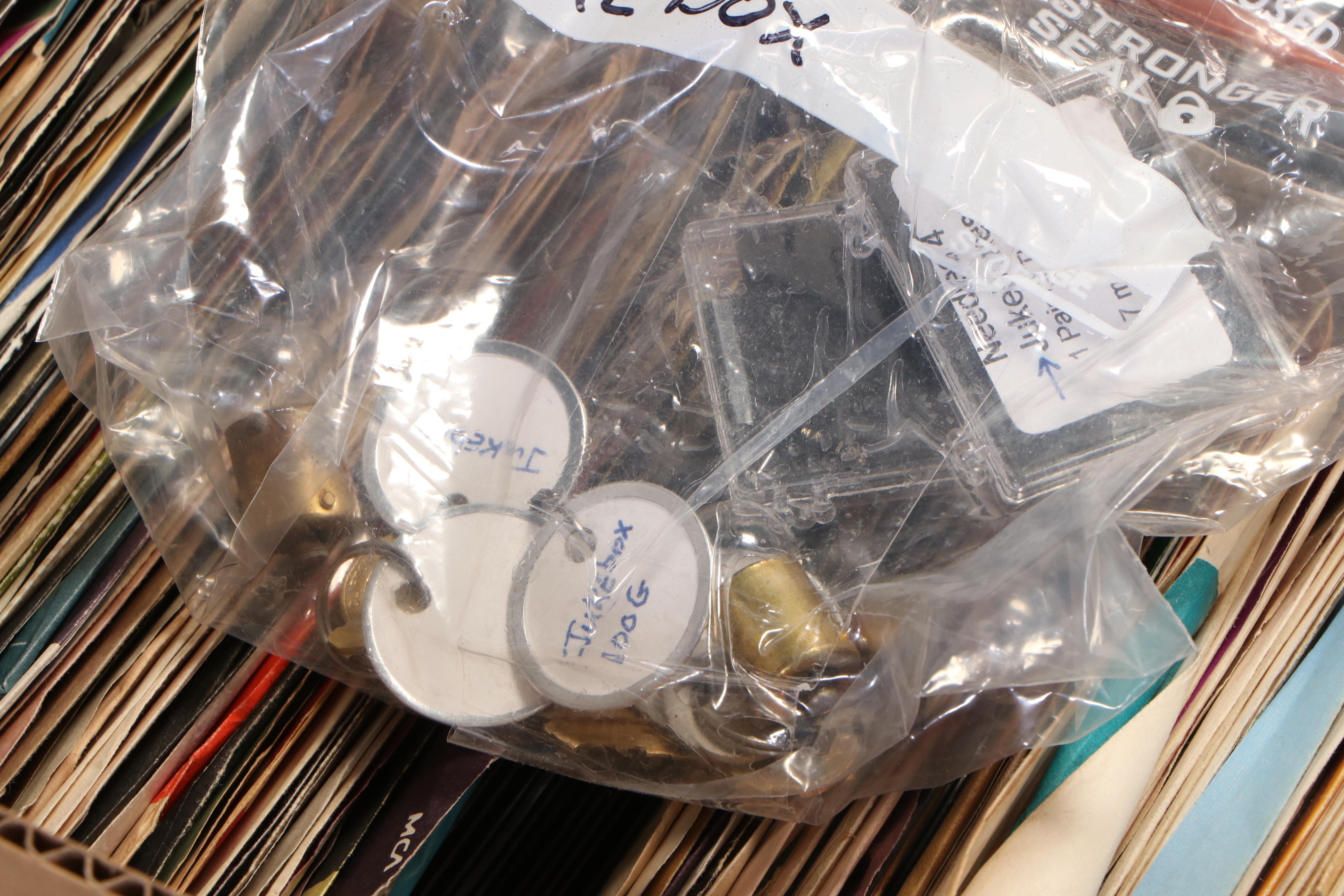 Seeburg Select-O-Matic 100C Deluxe High Fidelity Jukebox and Records, 1950s