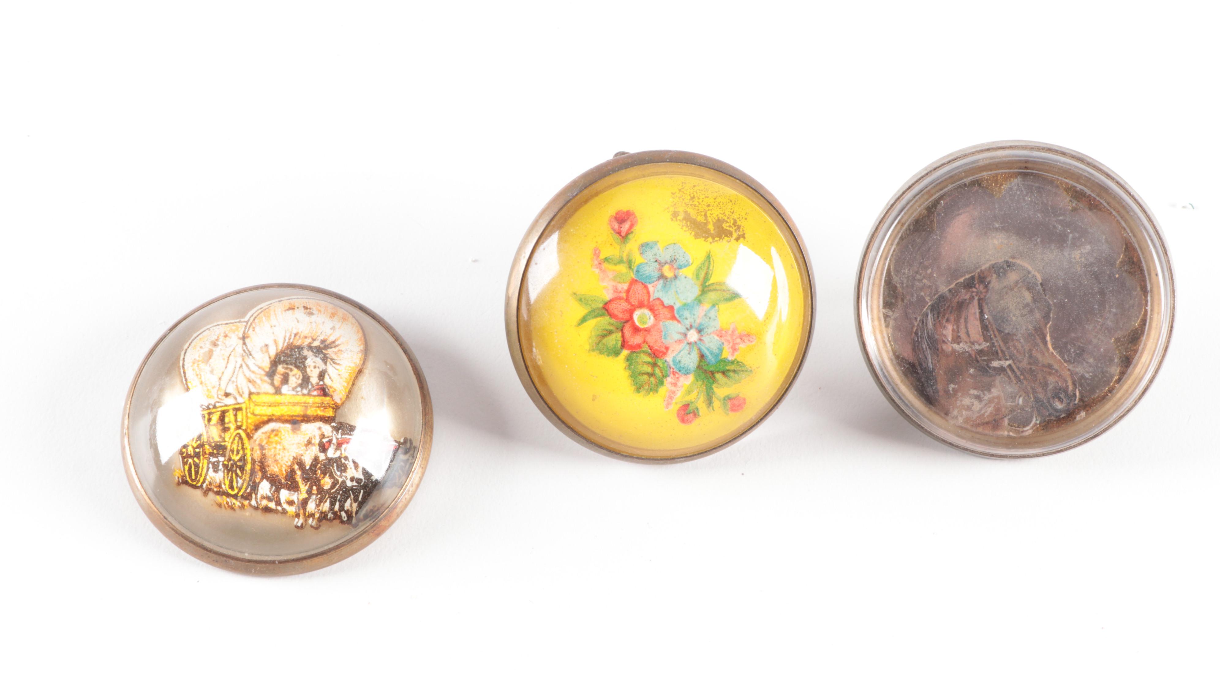 Equine Themed and Other Bridle Rosettes