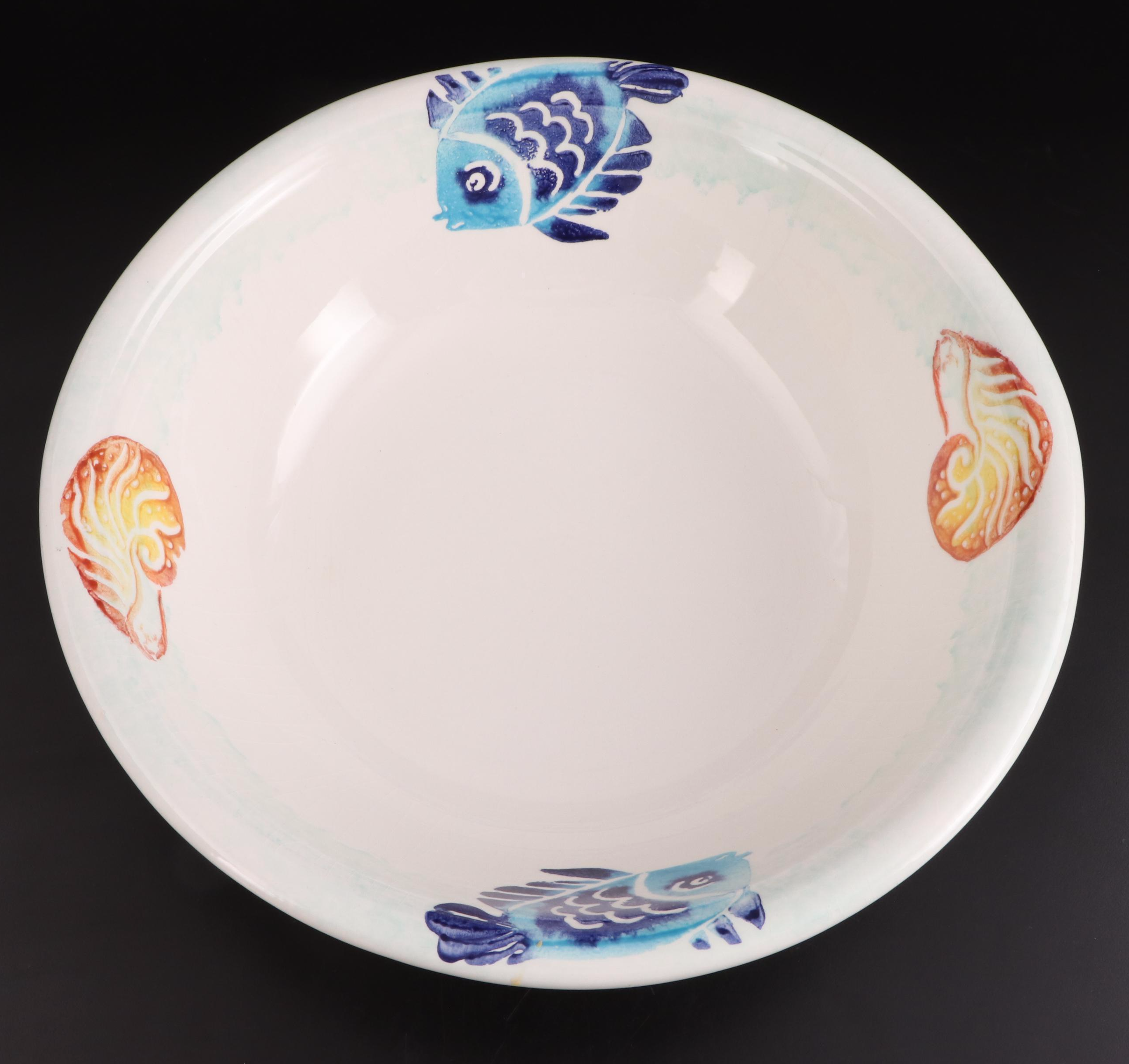JRM Ceramica Italian Majolica Serving Bowl