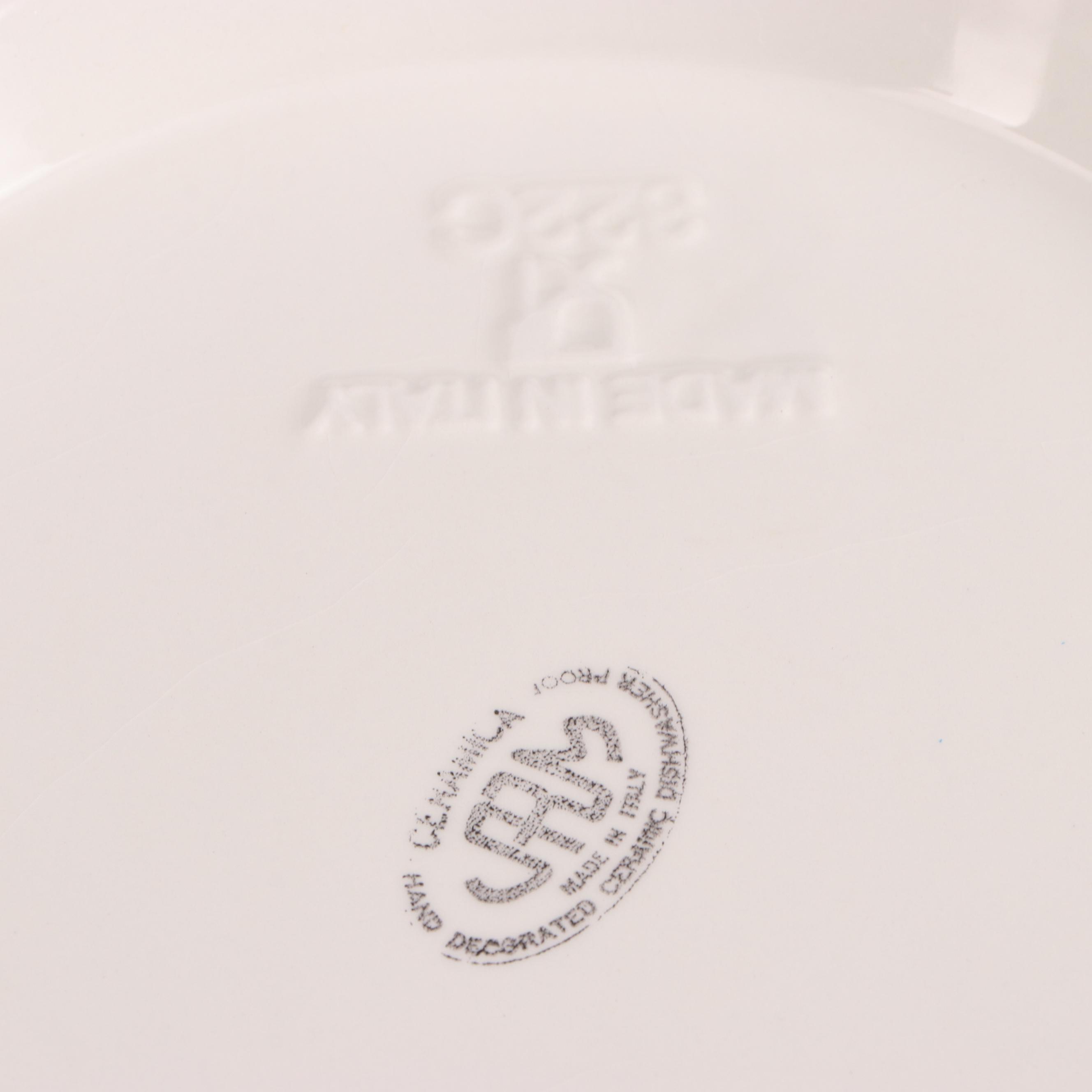 JRM Ceramica Italian Majolica Serving Bowl