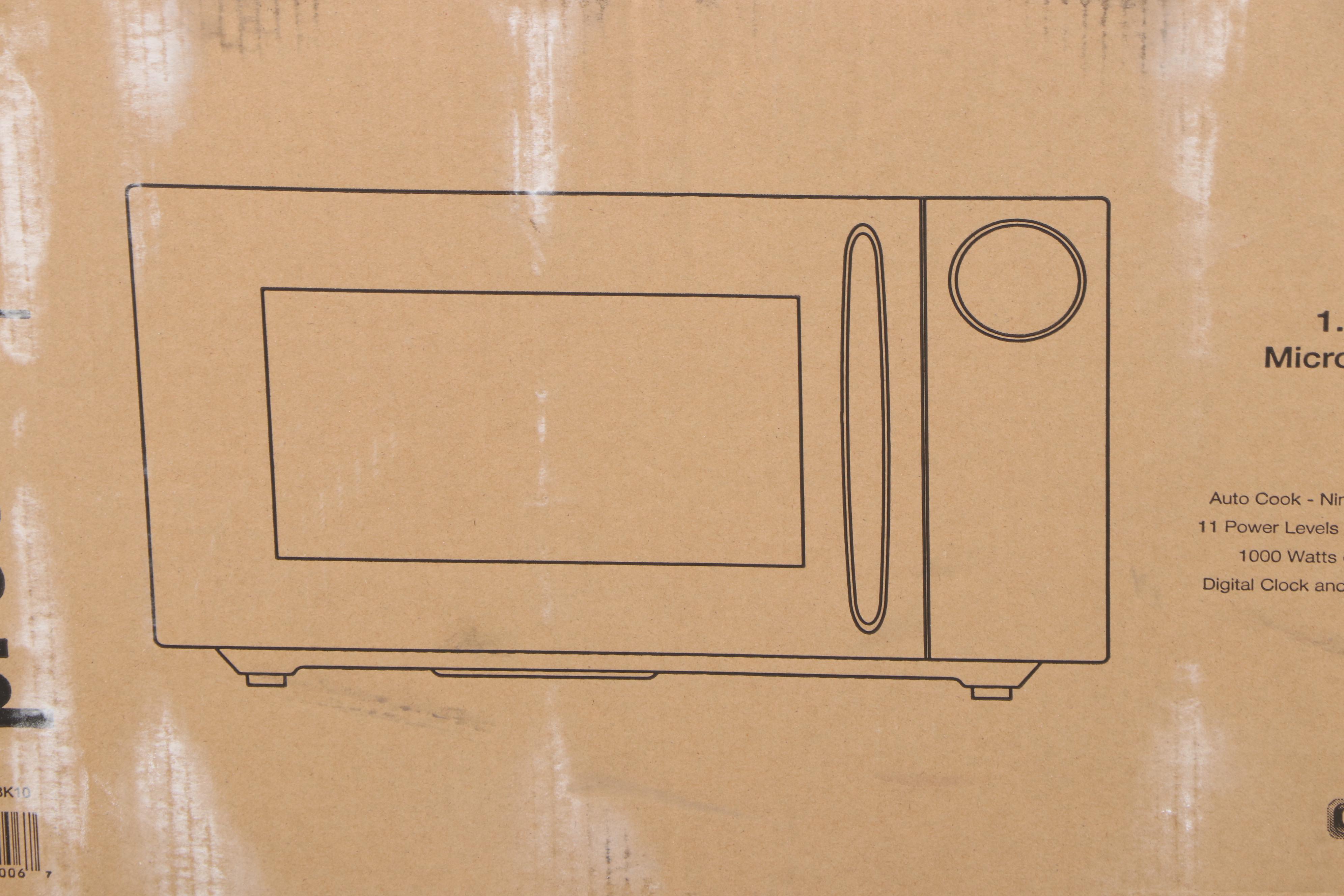 Proctor Silex 1.1 Cu Ft. Black Microwave Oven