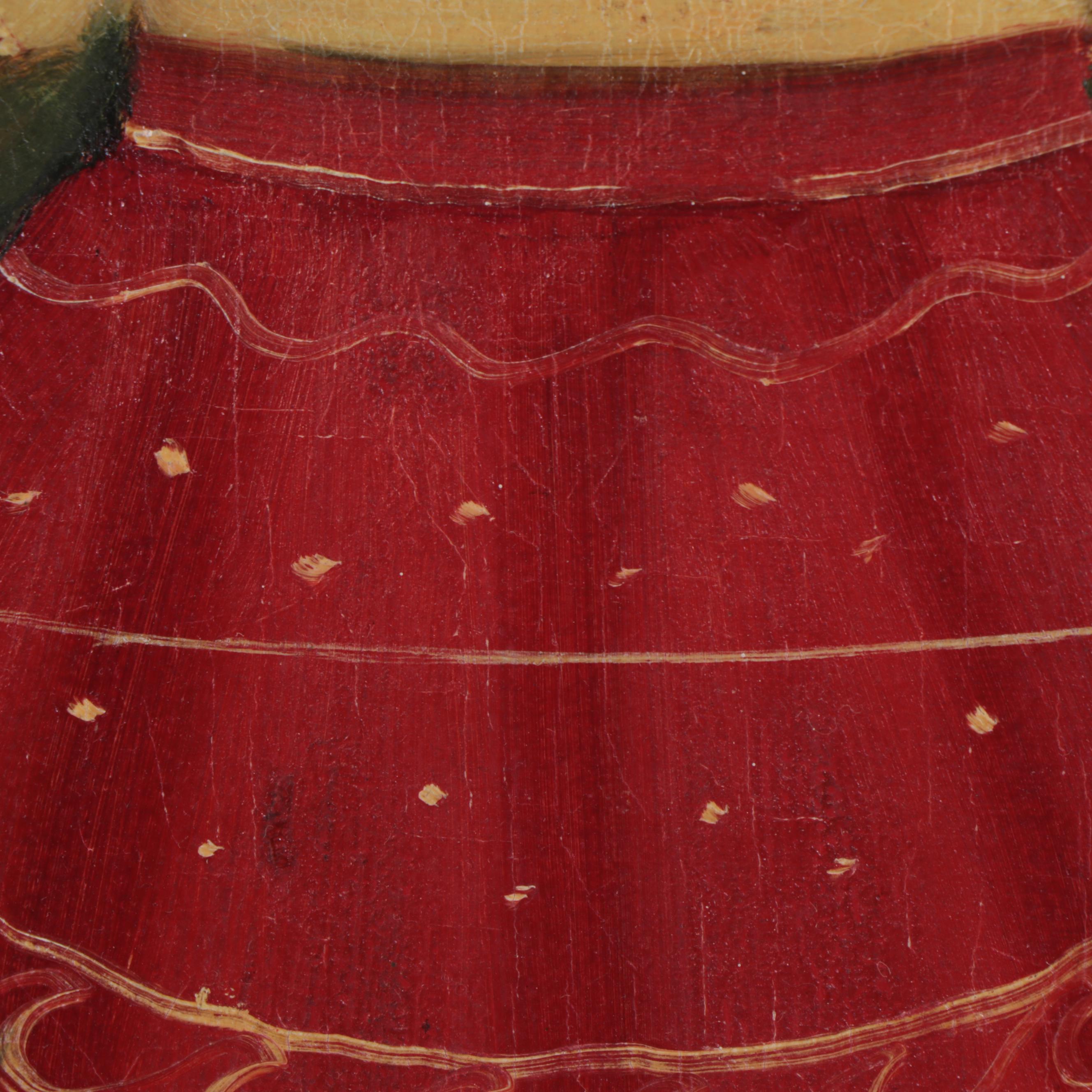 Agapito Labios Oil Painting of Child, Mid-20th Century