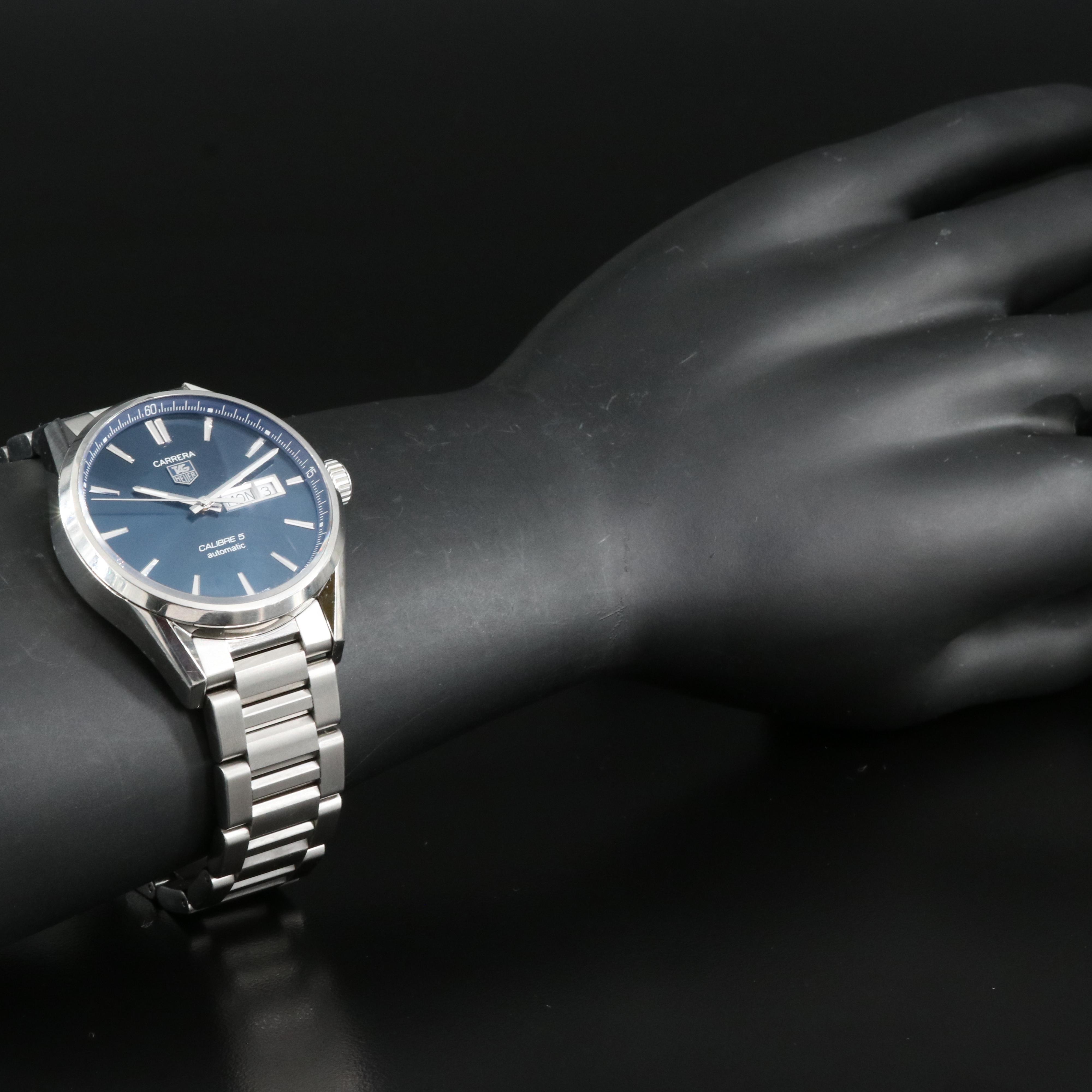 TAG Heuer Carrera Calibre 5 Automatic Day/Date Stainless Steel Watch