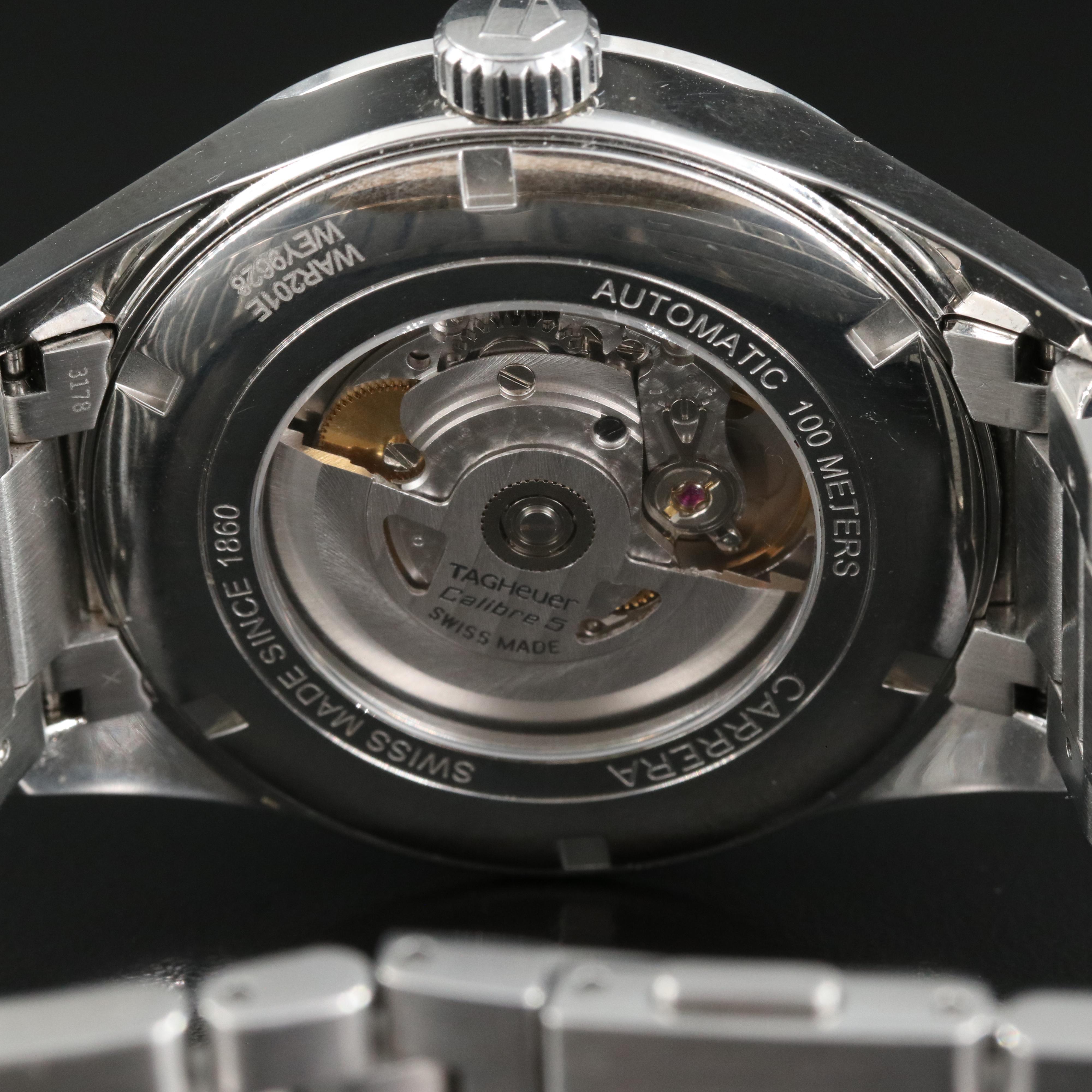 TAG Heuer Carrera Calibre 5 Automatic Day/Date Stainless Steel Watch