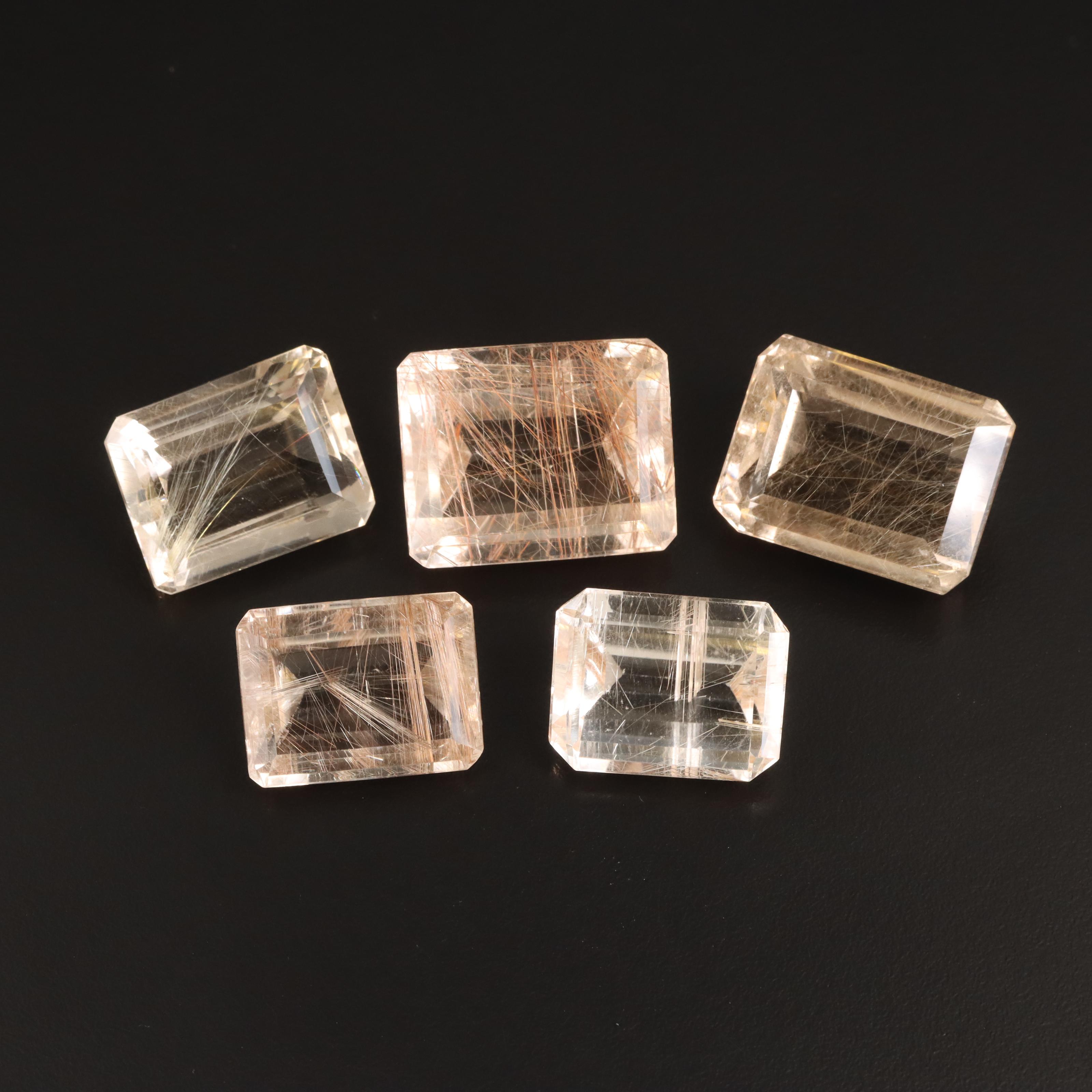 Loose 254.64 CTW Rutilated Quartz Collection