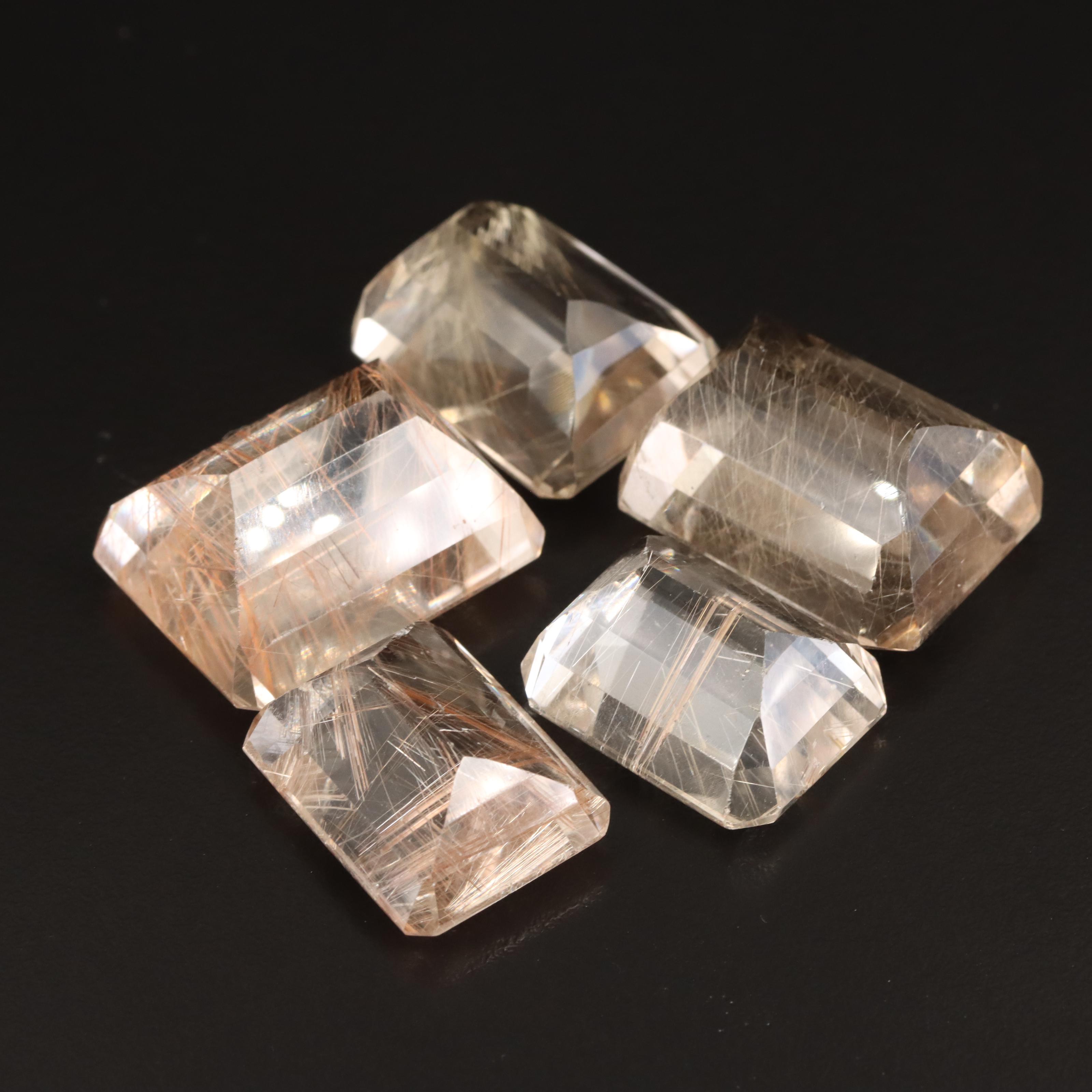 Loose 254.64 CTW Rutilated Quartz Collection