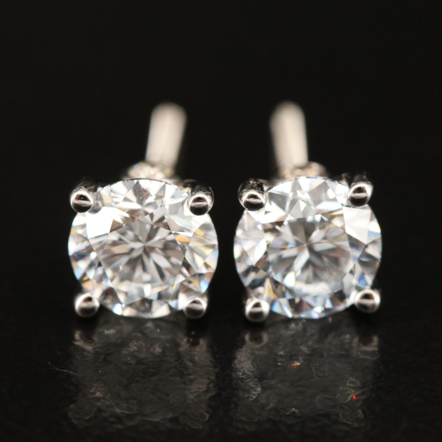 14K 1.82 CTW Lab Grown Diamond Stud Earrings