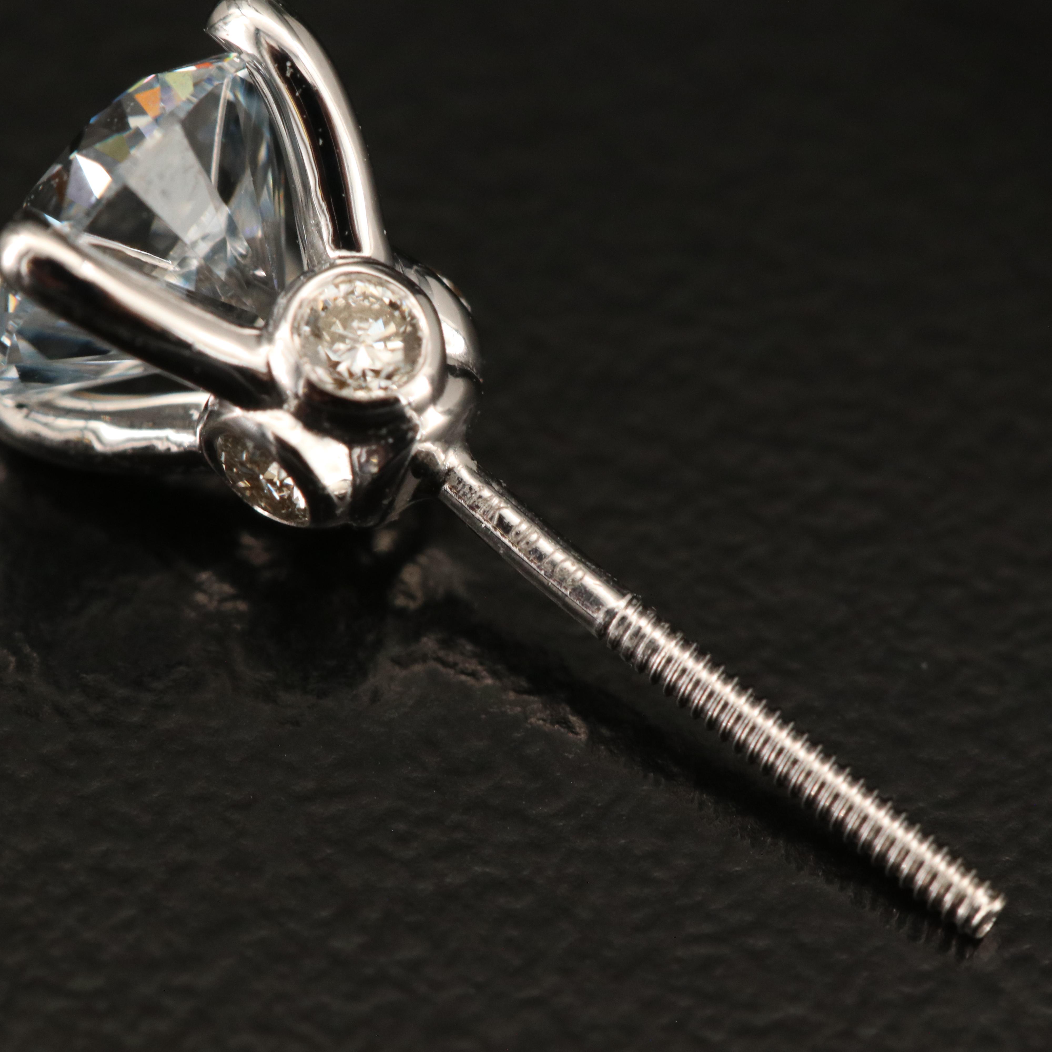 14K 1.82 CTW Lab Grown Diamond Stud Earrings