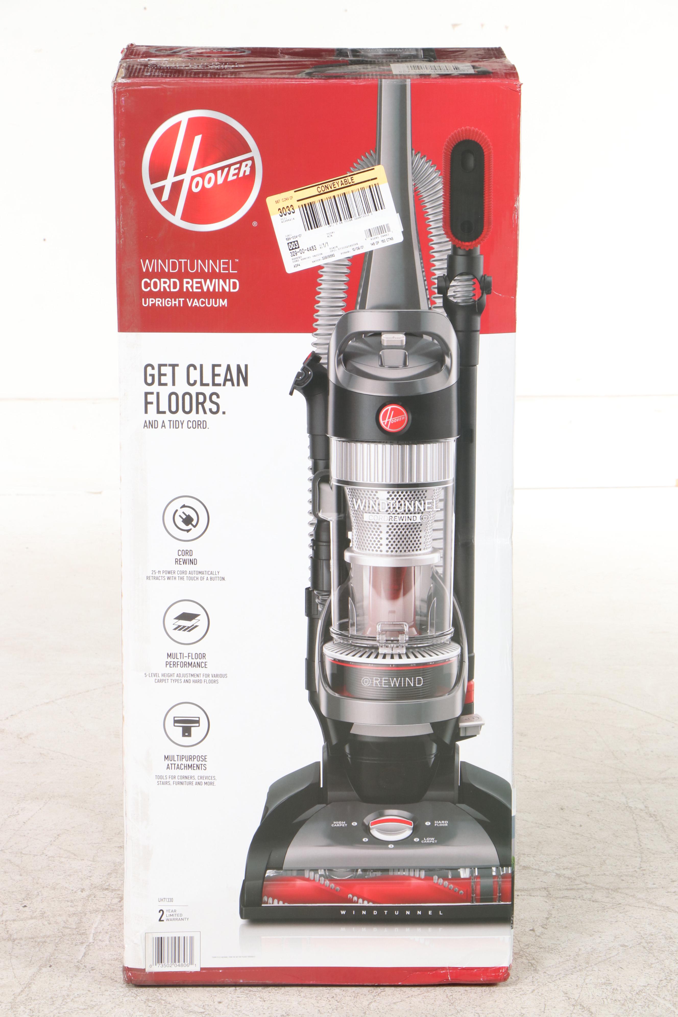 Hoover Multi-Floor Upright Vacuum With Attachments