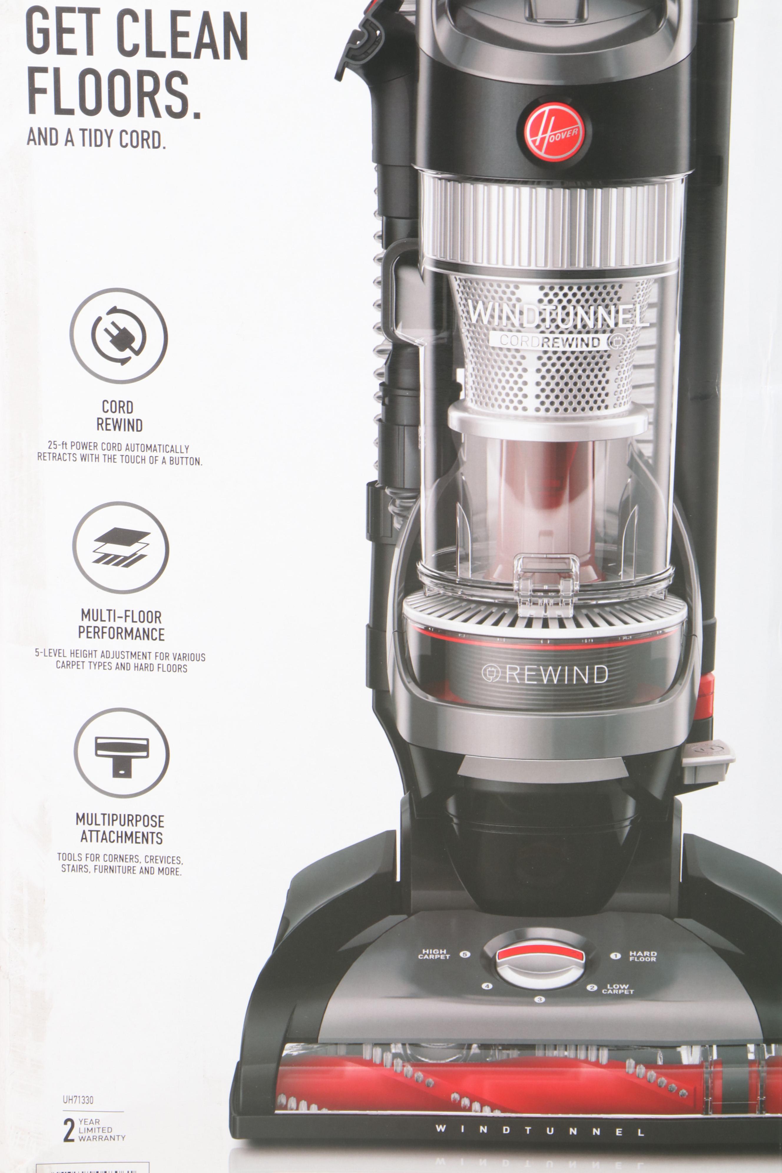 Hoover Multi-Floor Upright Vacuum With Attachments