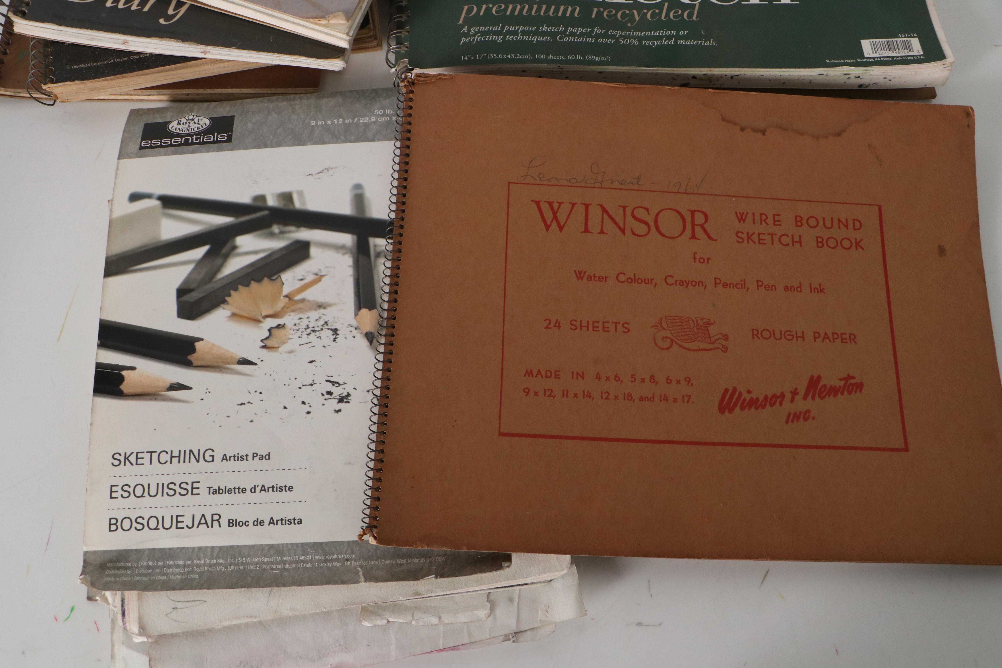 Jim Guest Sketchbooks of Figurative Drawings and Watercolors