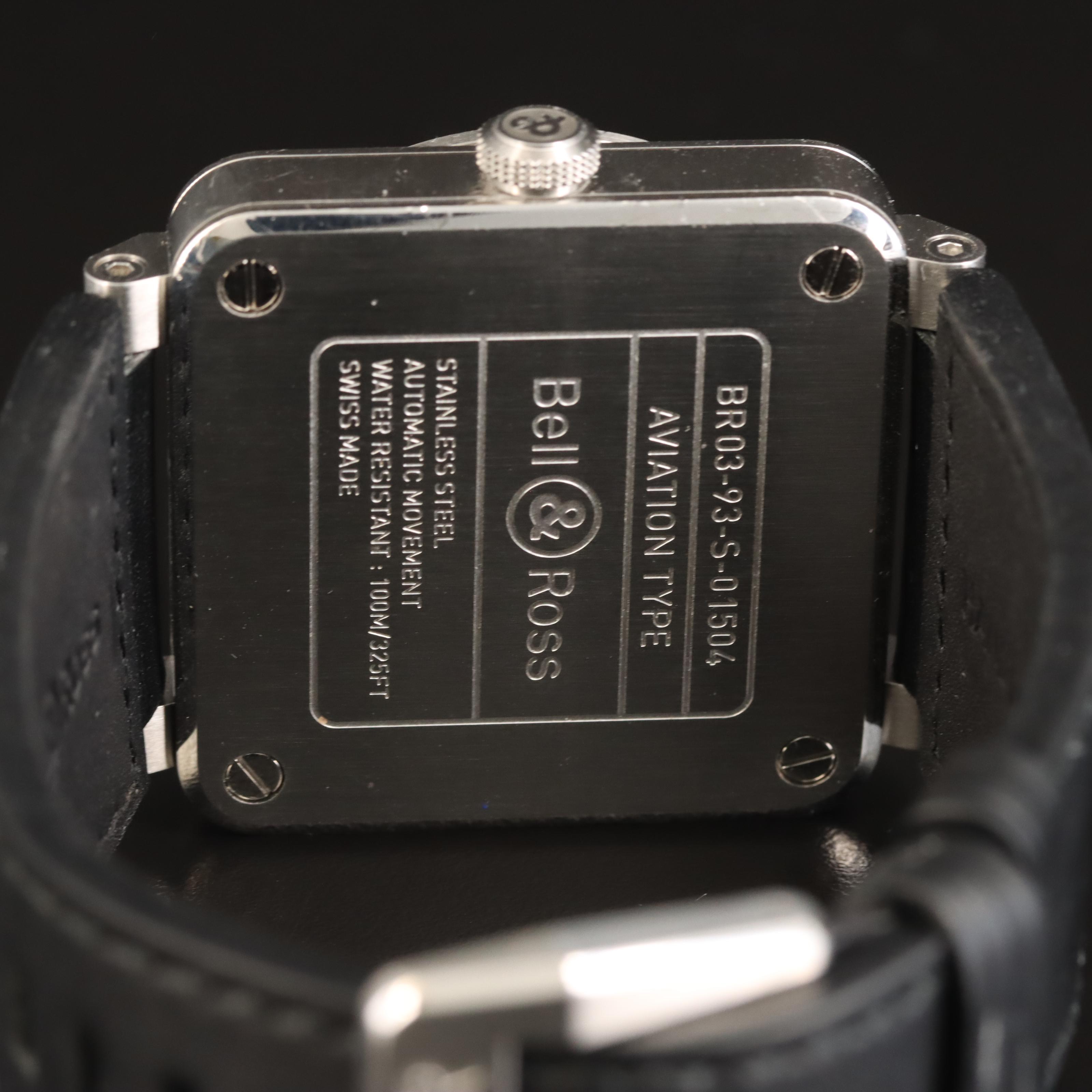 Bell & Ross GMT Date Automatic Stainless Steel Watch