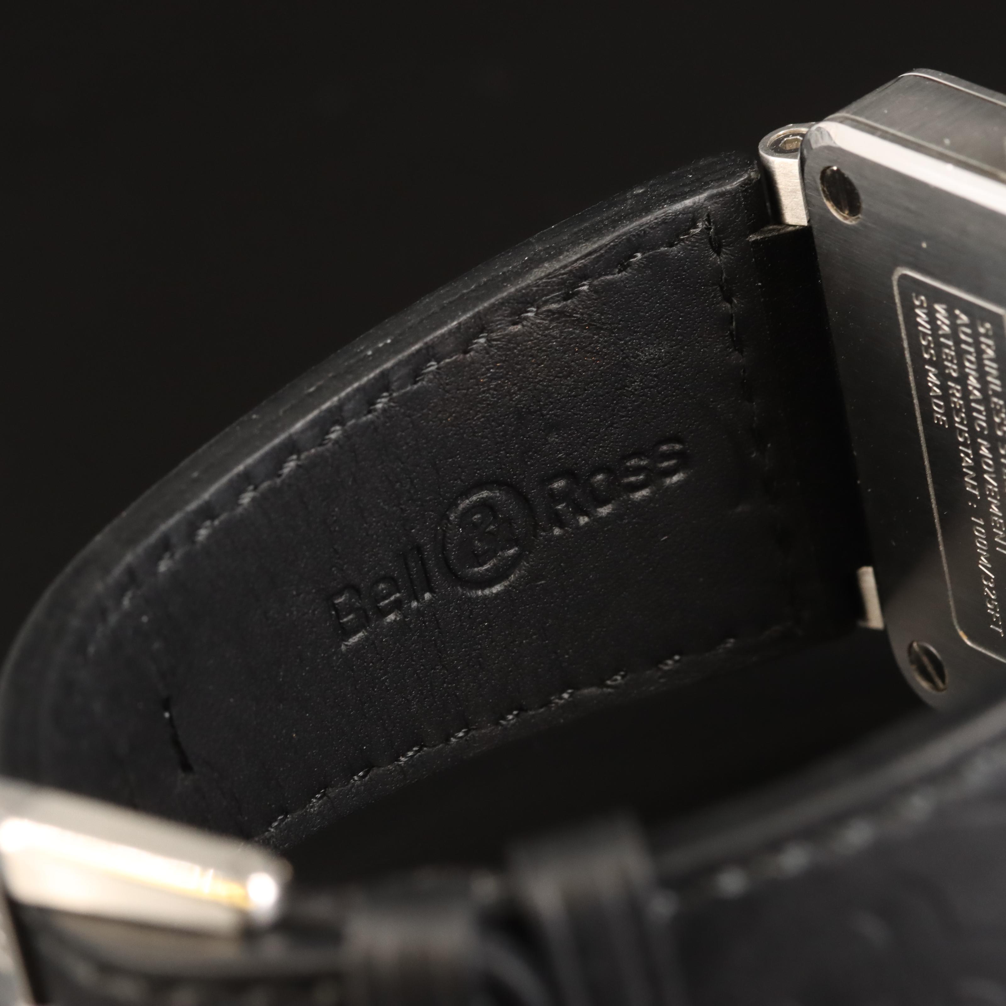 Bell & Ross GMT Date Automatic Stainless Steel Watch