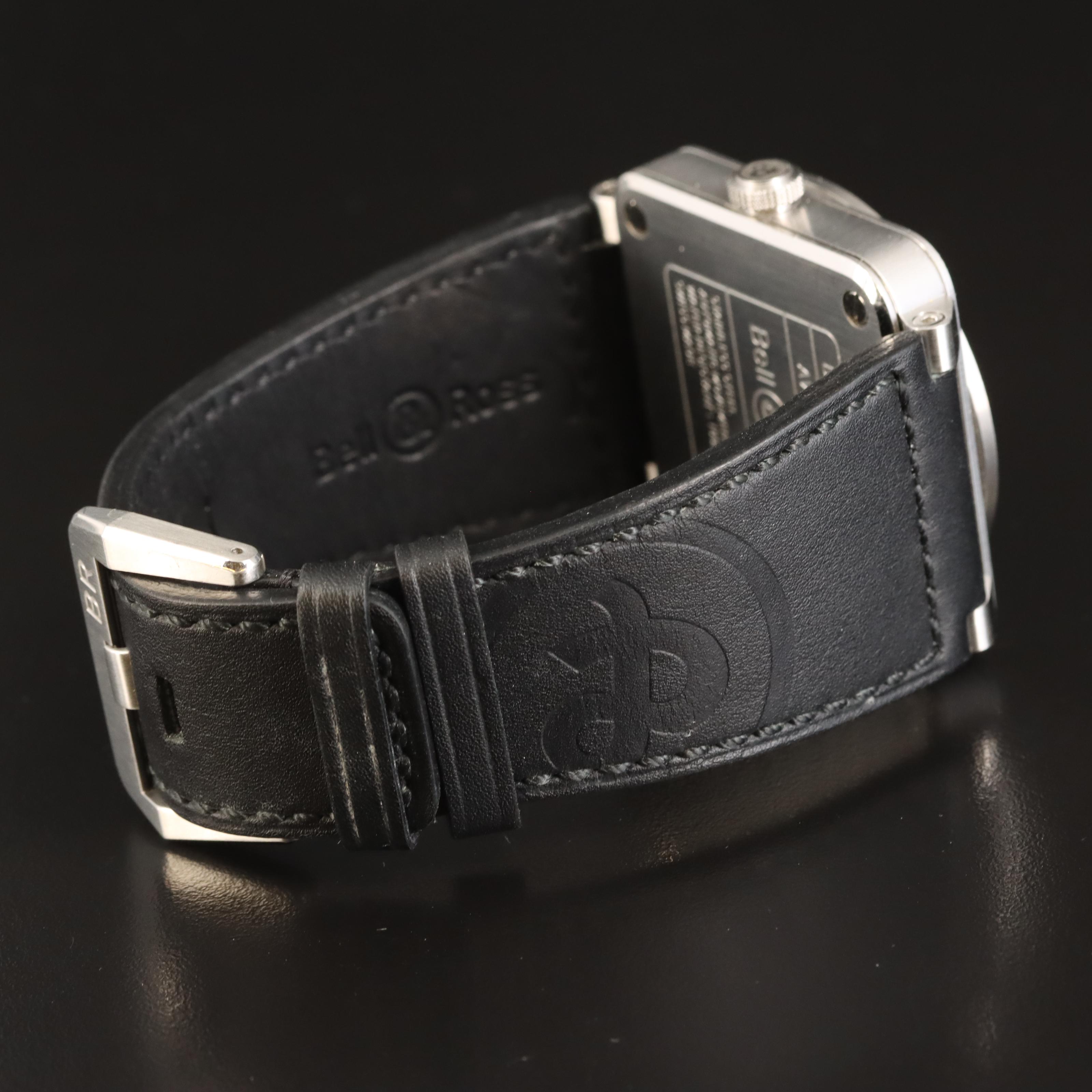 Bell & Ross GMT Date Automatic Stainless Steel Watch