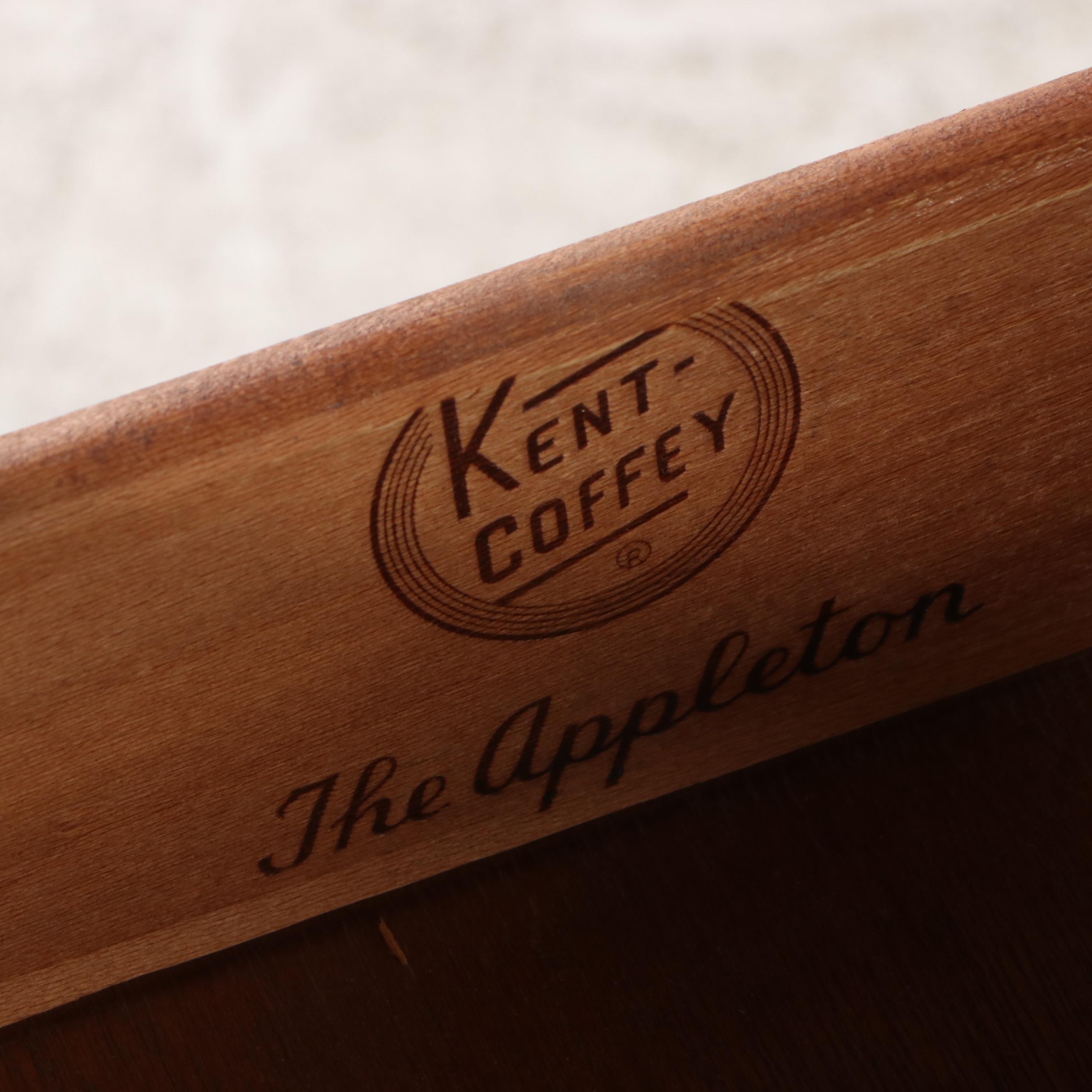 Kent-Coffey "The Appleton" Mid Century Modern Walnut and Mahogany Nightstand