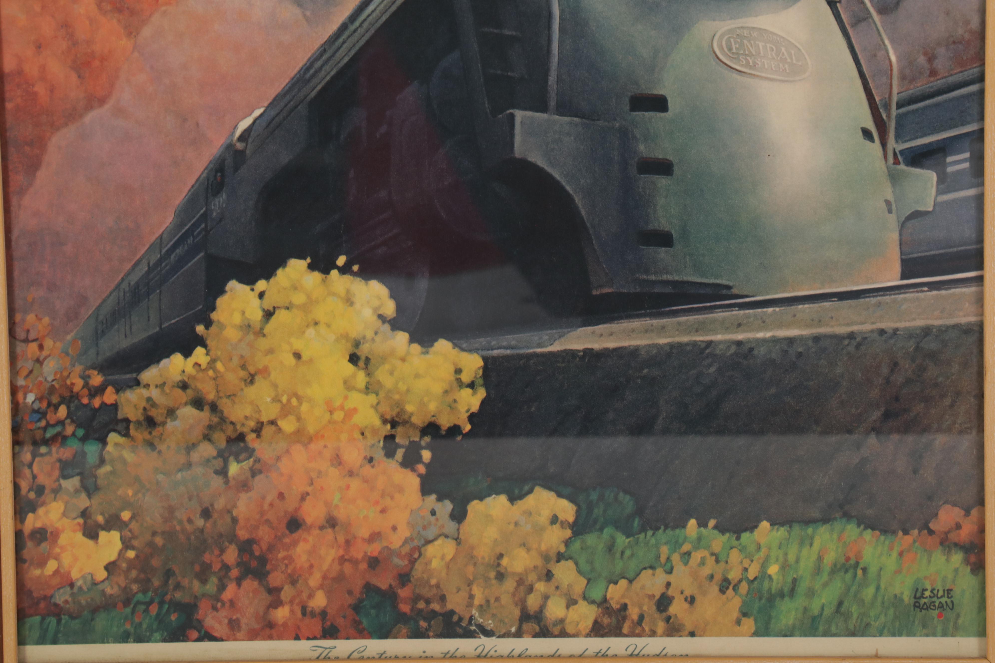 Offset Lithograph After Leslie Ragan "Century in the Highlands of the Hudson"