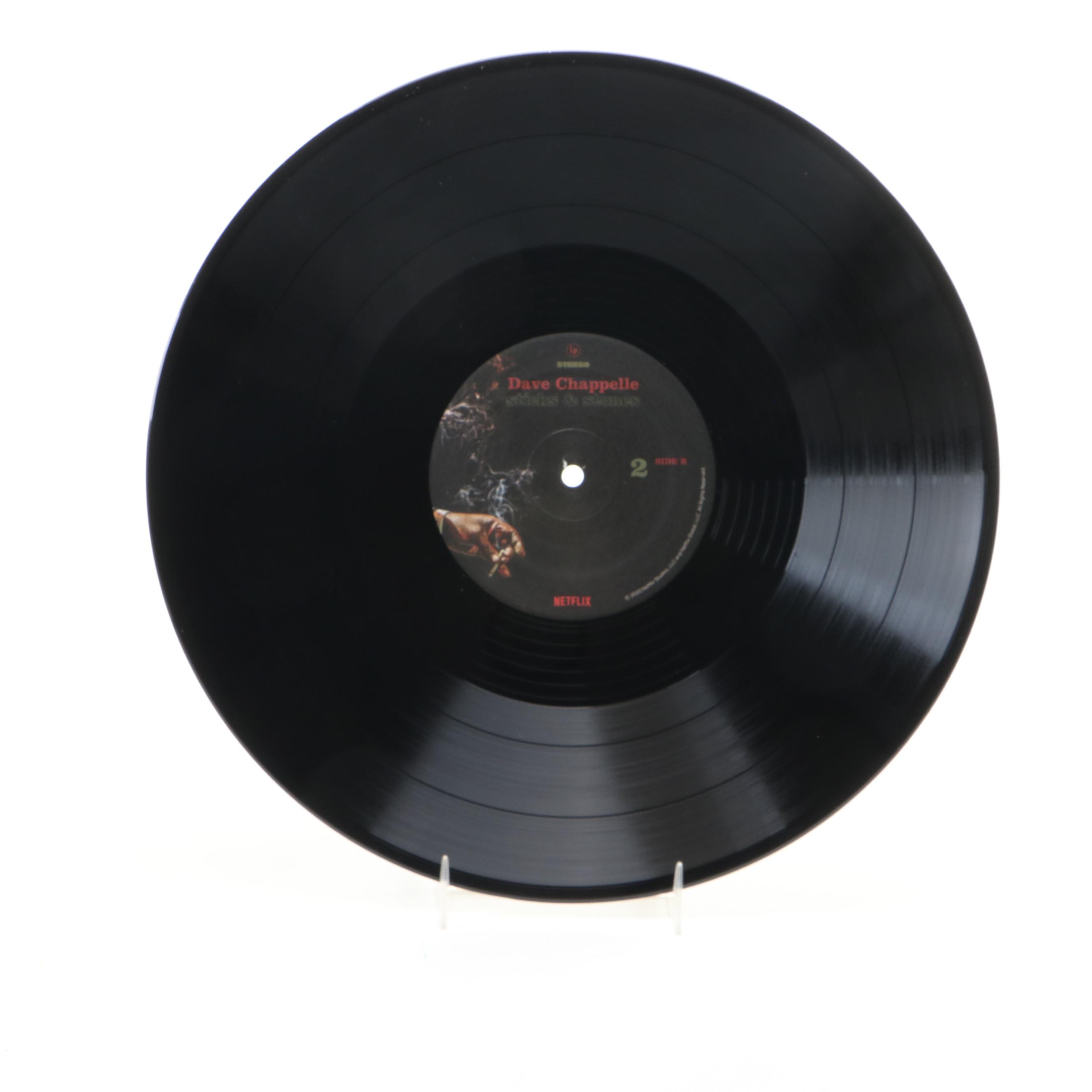 The Only Signed Pressing of Dave Chappelle's "Sticks & Stones" Vinyl LP