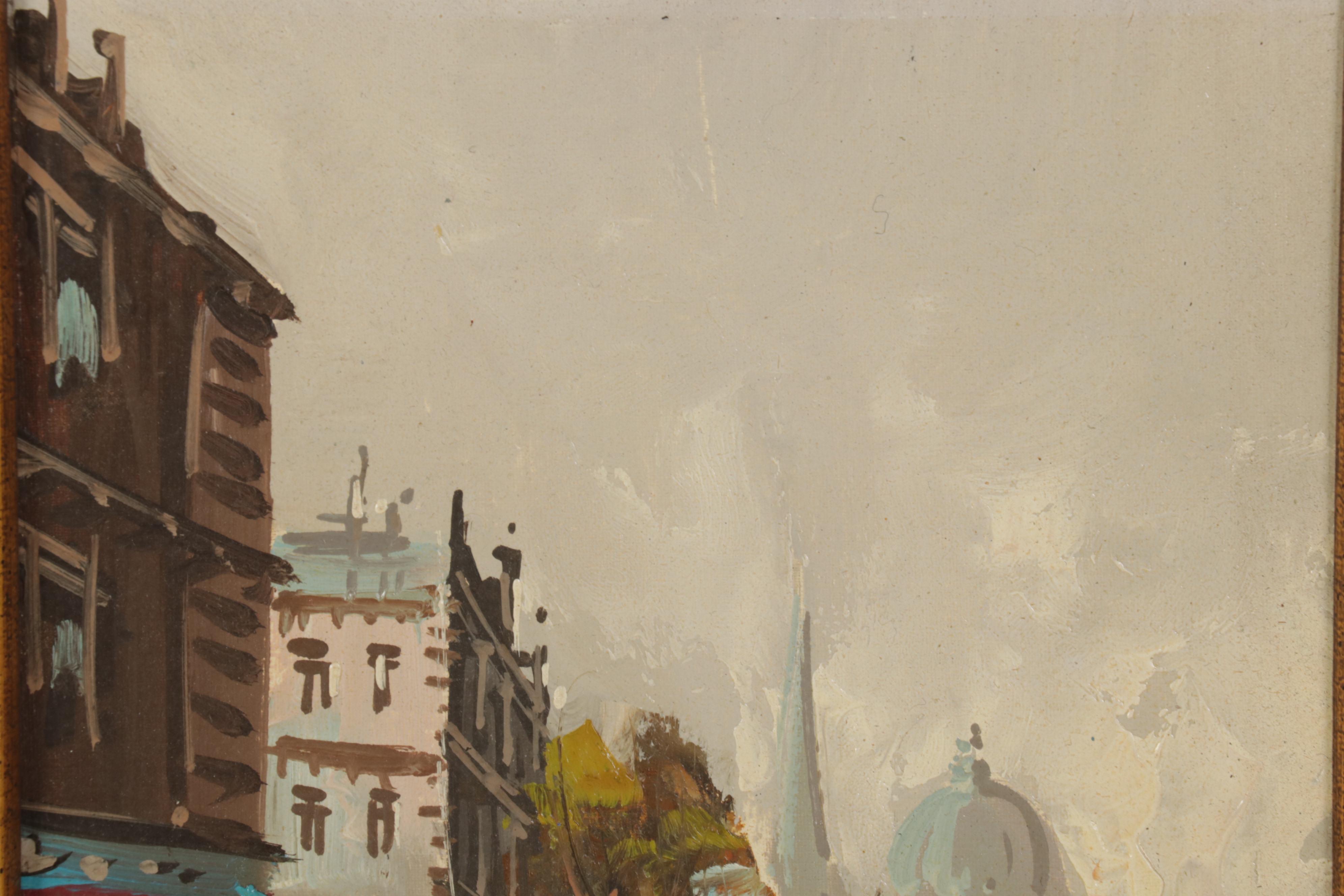 European Cityscape Oil Paintings Including Joseph Oliveri