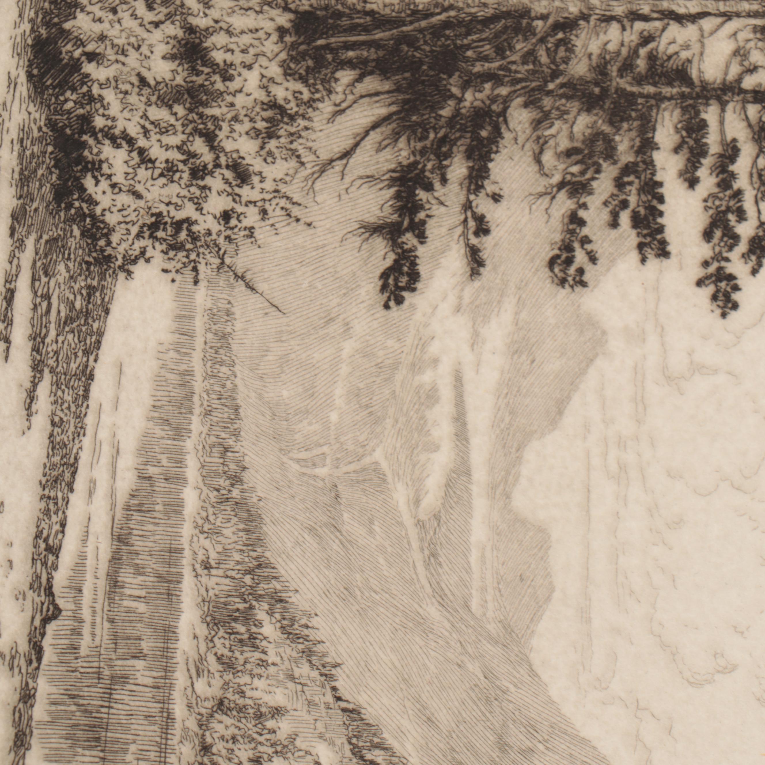 Lee Sturges Etchings Including "Trail Over Swift Current Pass," 1922