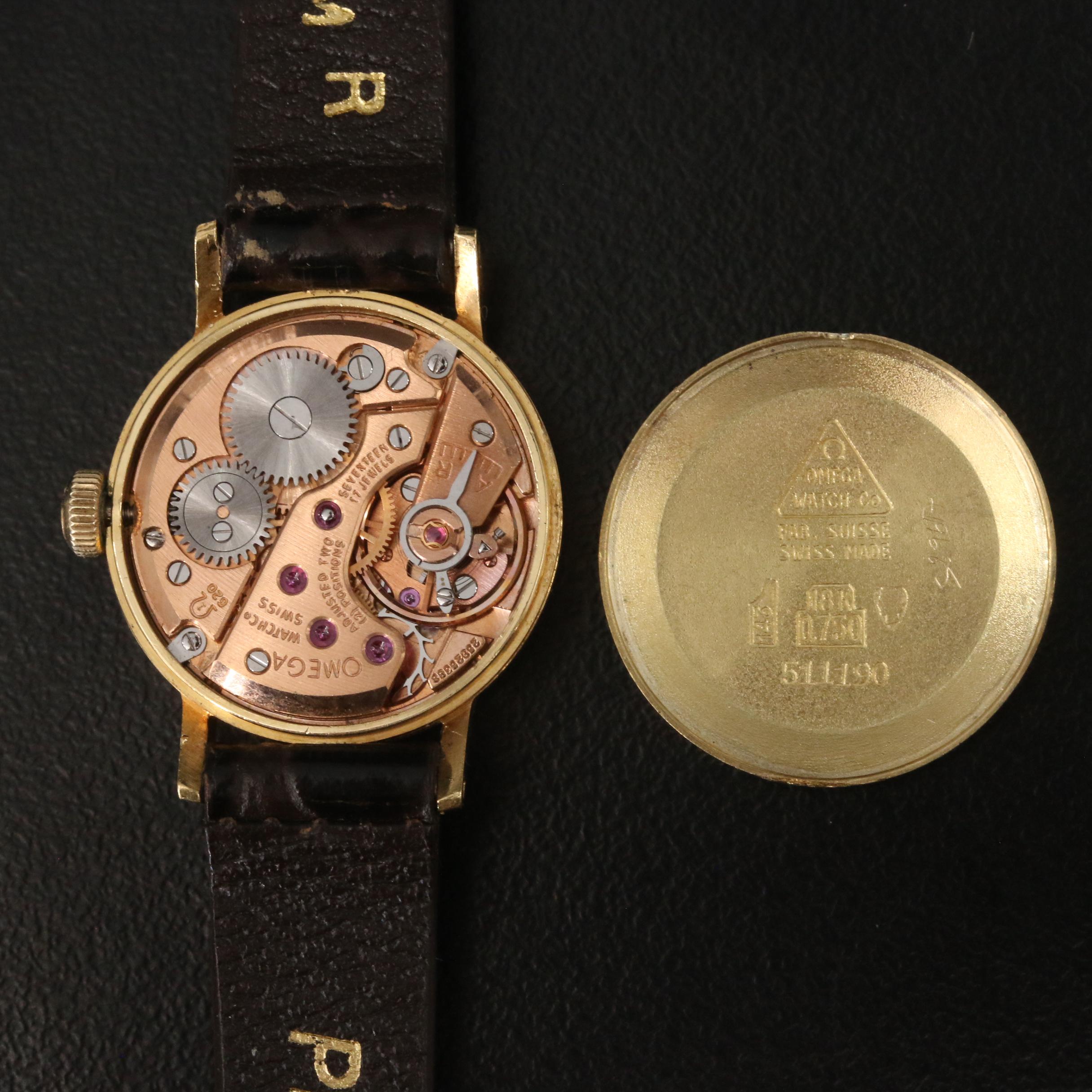 18K Omega DeVille Vintage Watch