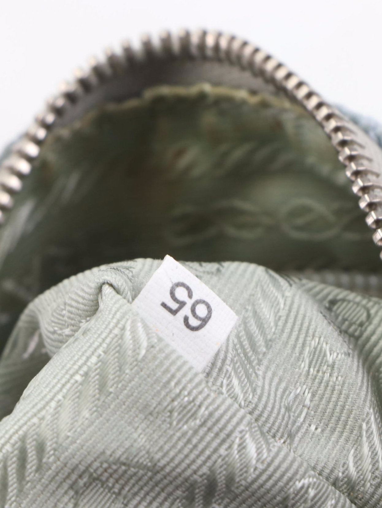 Prada Small Zip Shoulder Bag in Quilted Nylon Gabardine and Patent Leather