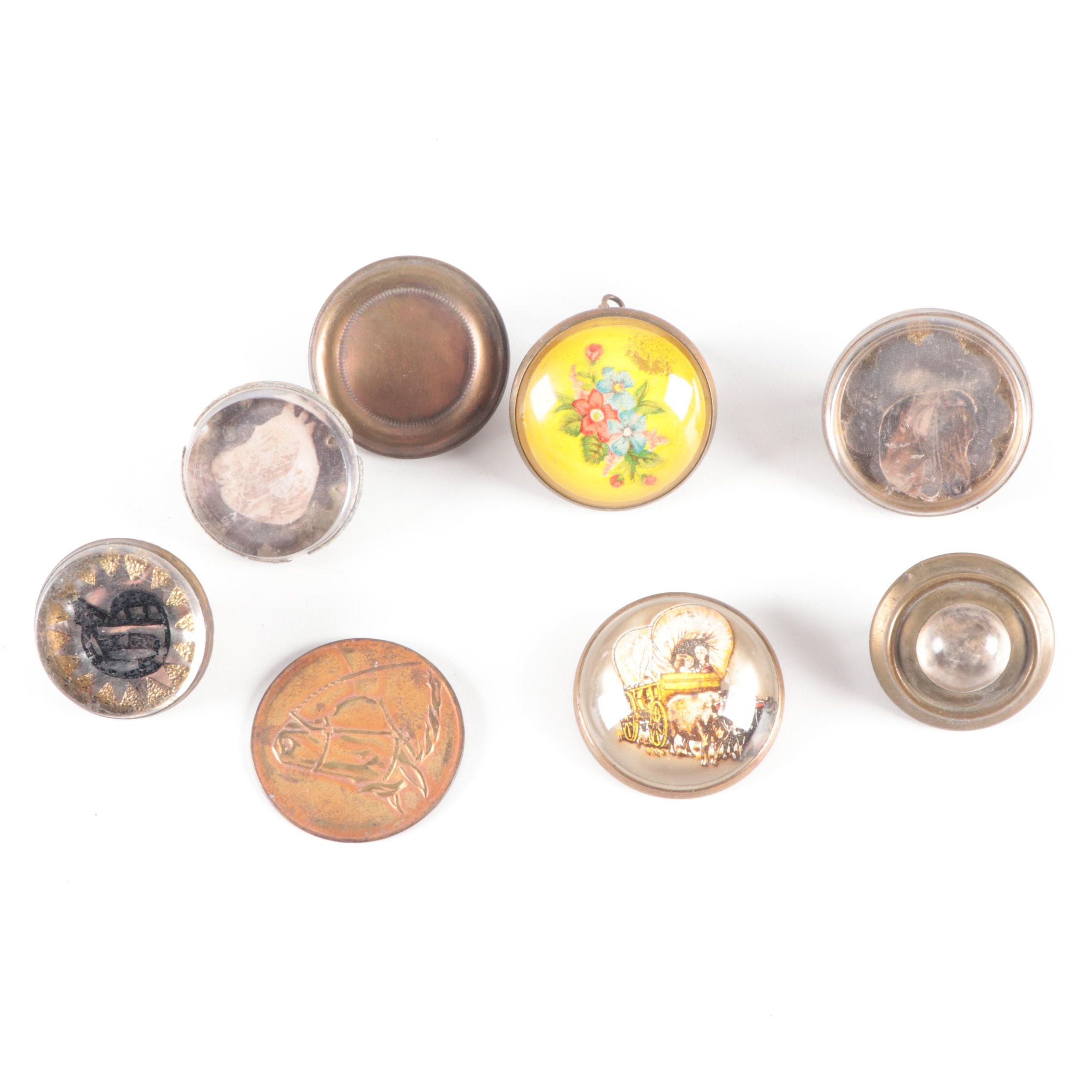 Equine Themed and Other Bridle Rosettes