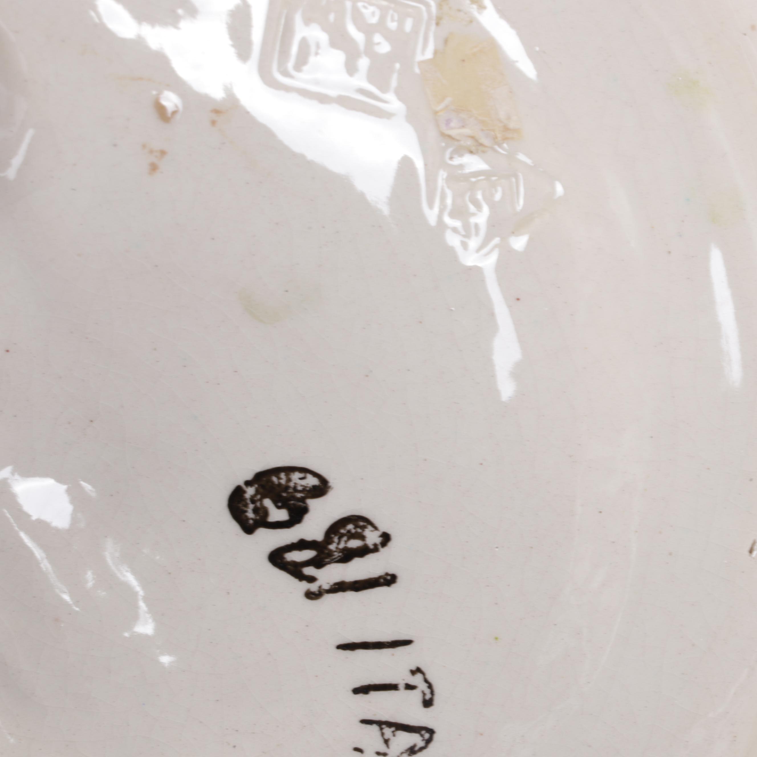 Italian Della Robbia Style Ceramic Icon Plaques