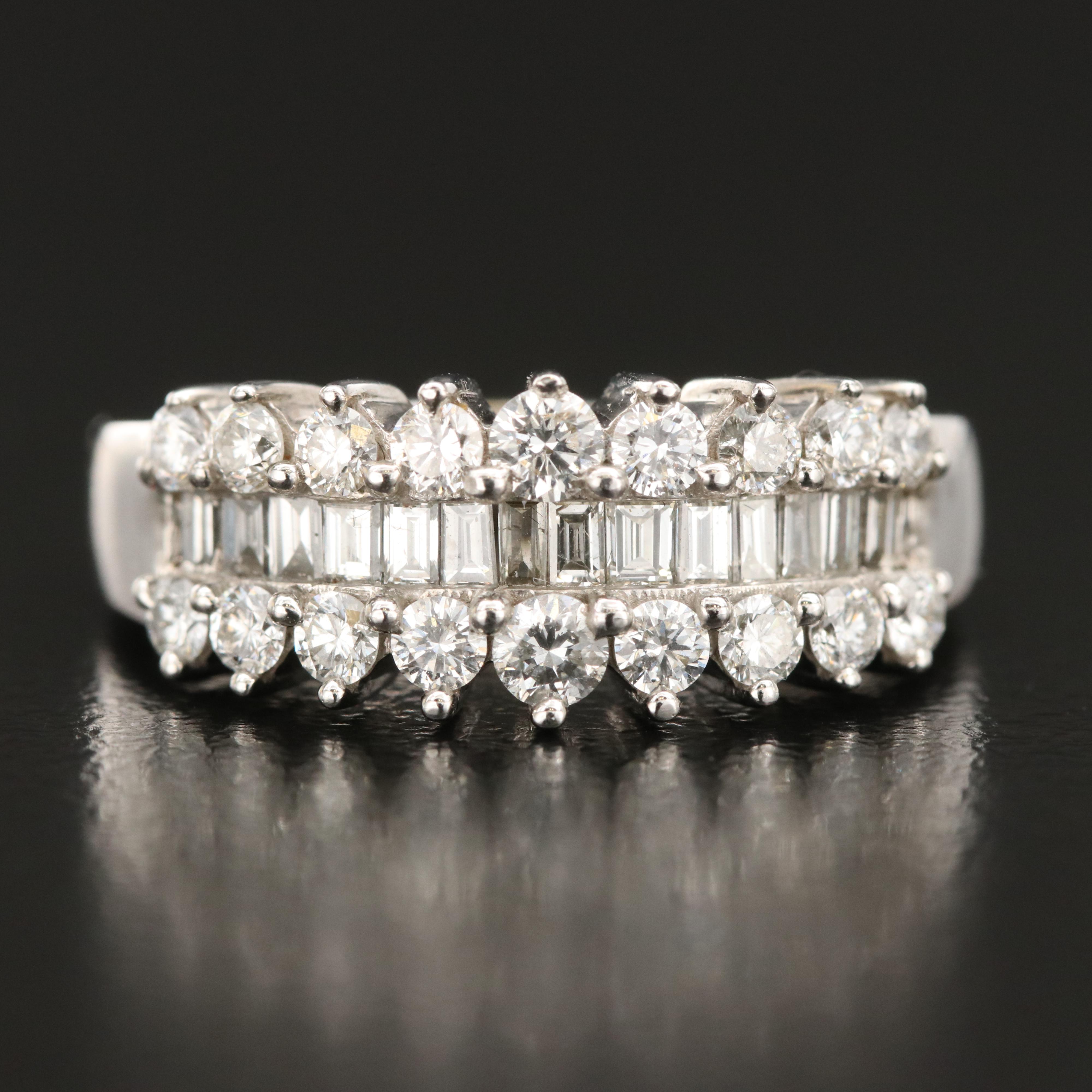 14K 0.97 CTW Diamond Ring