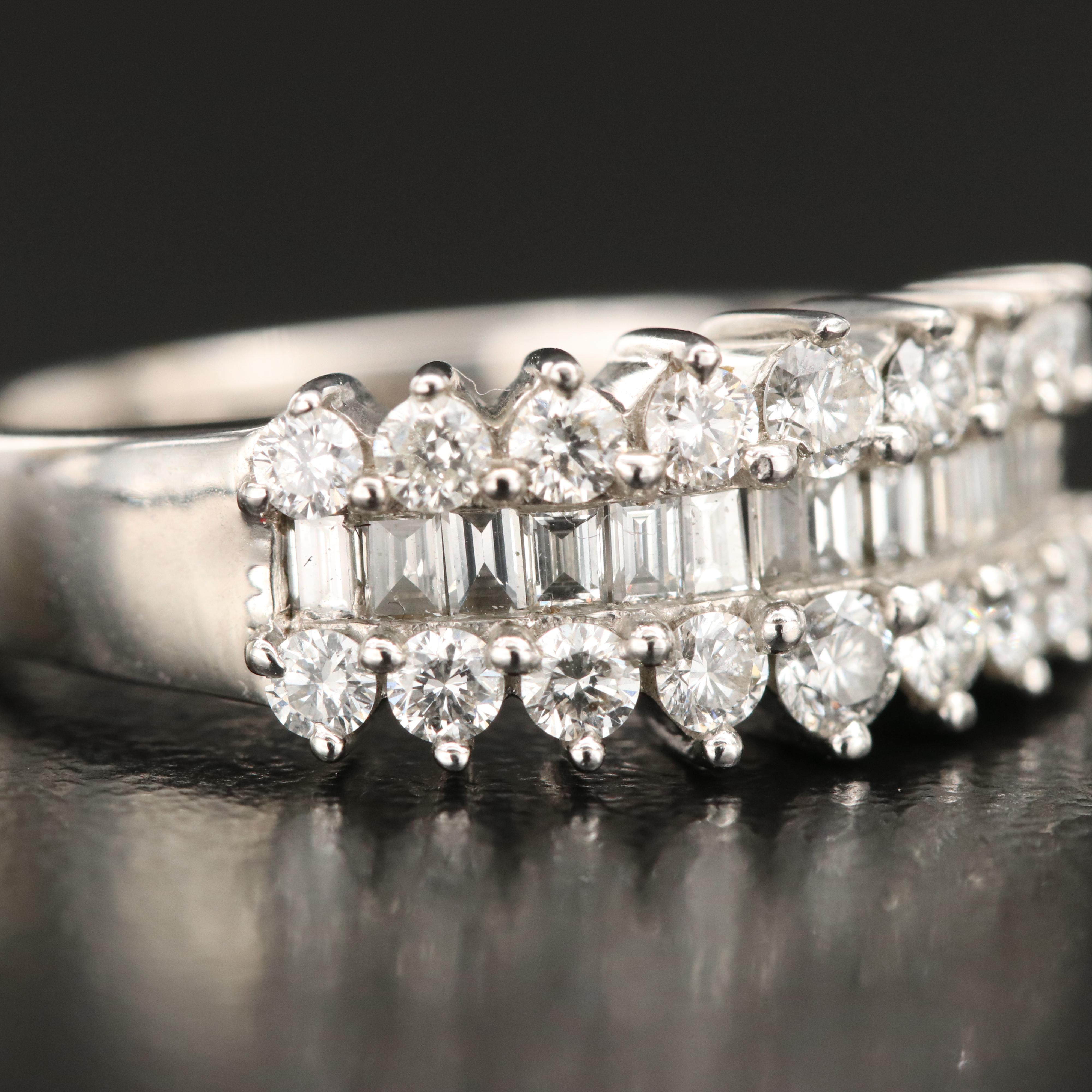 14K 0.97 CTW Diamond Ring