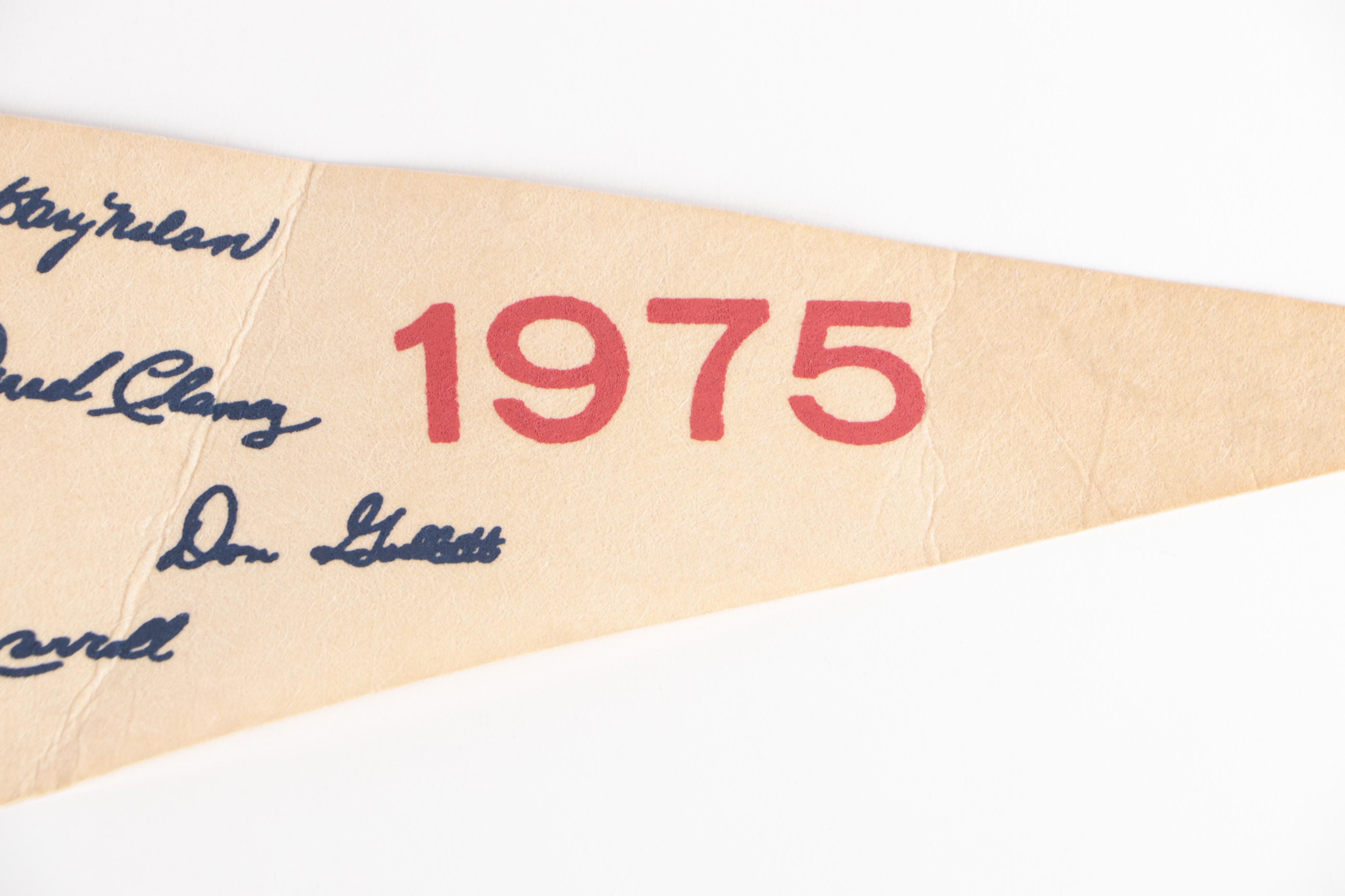 Vintage Cincinnati Reds Pennants, 1972–1976